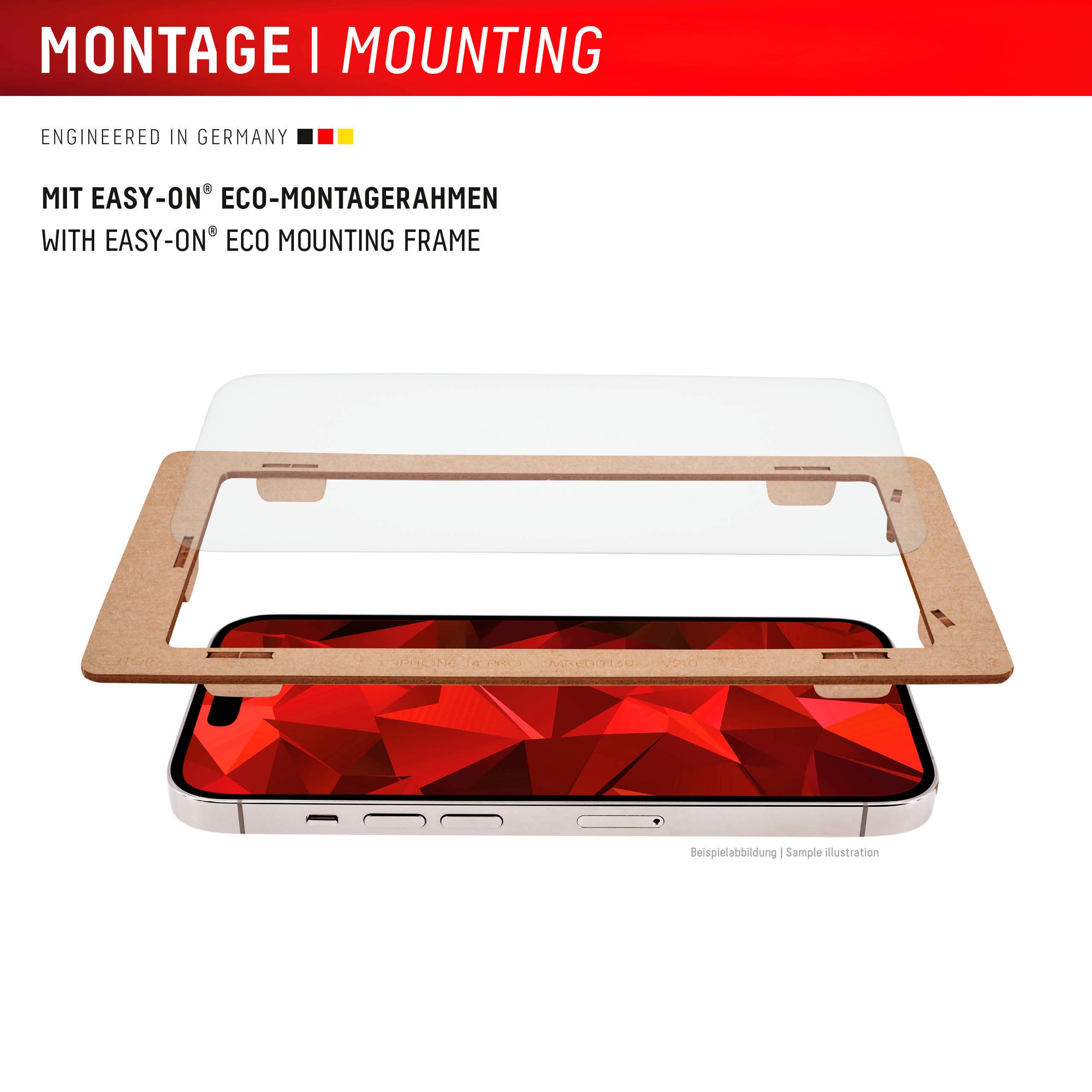 Displex Displayschutzglas »Real Glass + Case«, für Samsung Galaxy S24+-Samsung Galaxy S25+, Displayschutzfolie Displayschutz Rundumschutz 360 Grad splitterfest