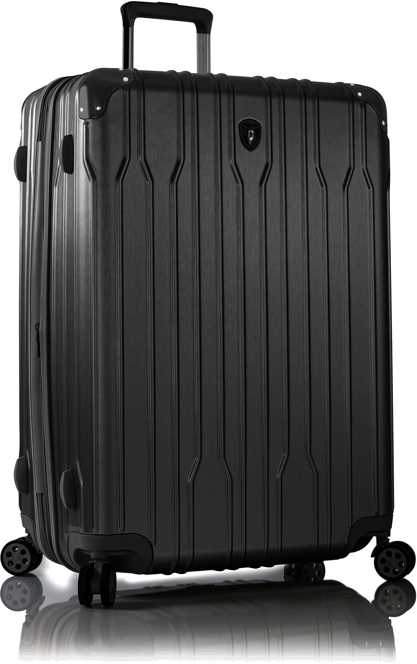 Heys Hartschalen-Trolley »Xtrak, black, 76 cm«, 4 Rollen, Reisegepäck Koffer groß Reisekoffer TSA Schloss Volumenerweiterung
