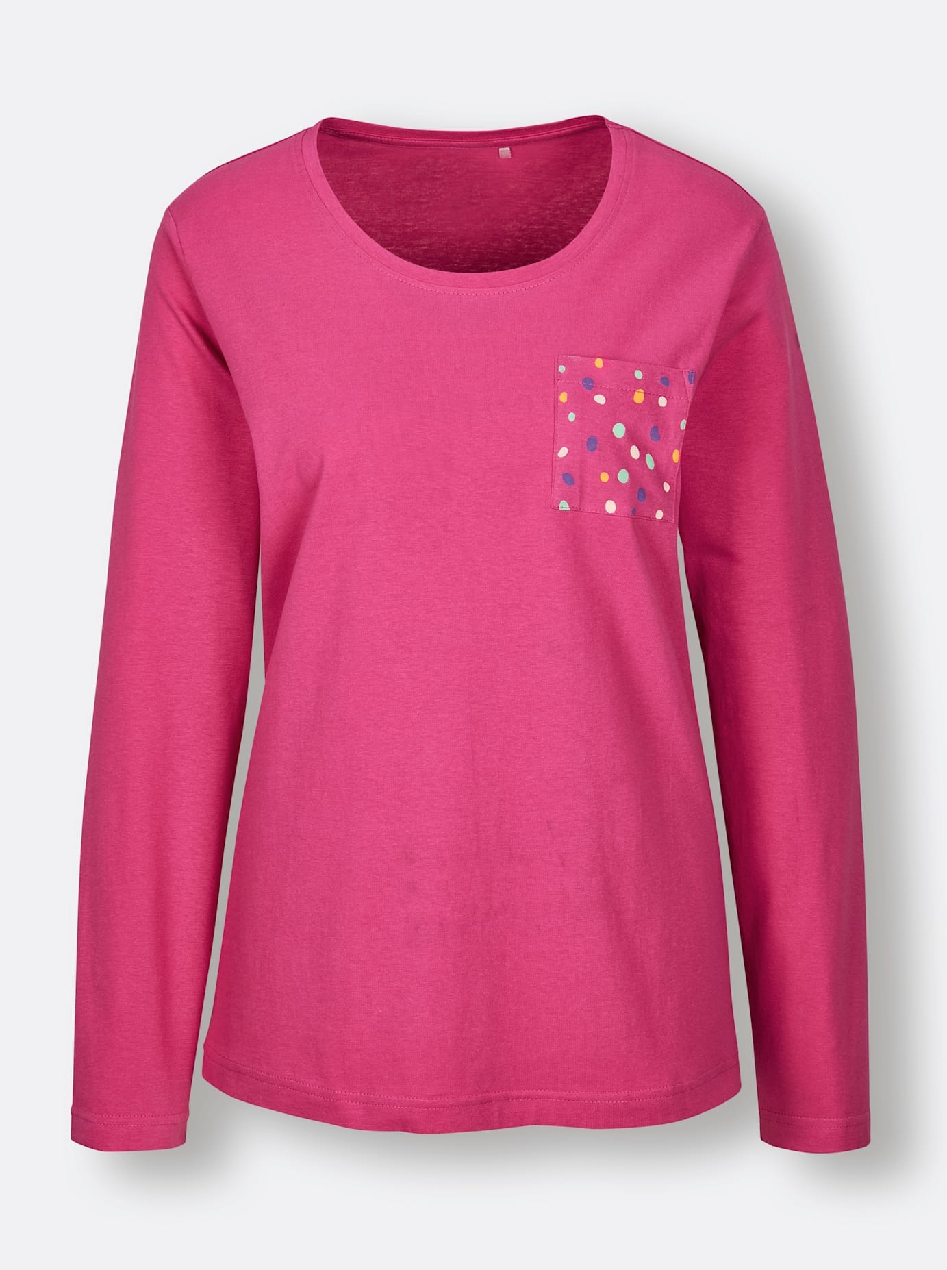 wäschepur Langarmshirt »Schlafanzug-Shirt«, (1 tlg.)