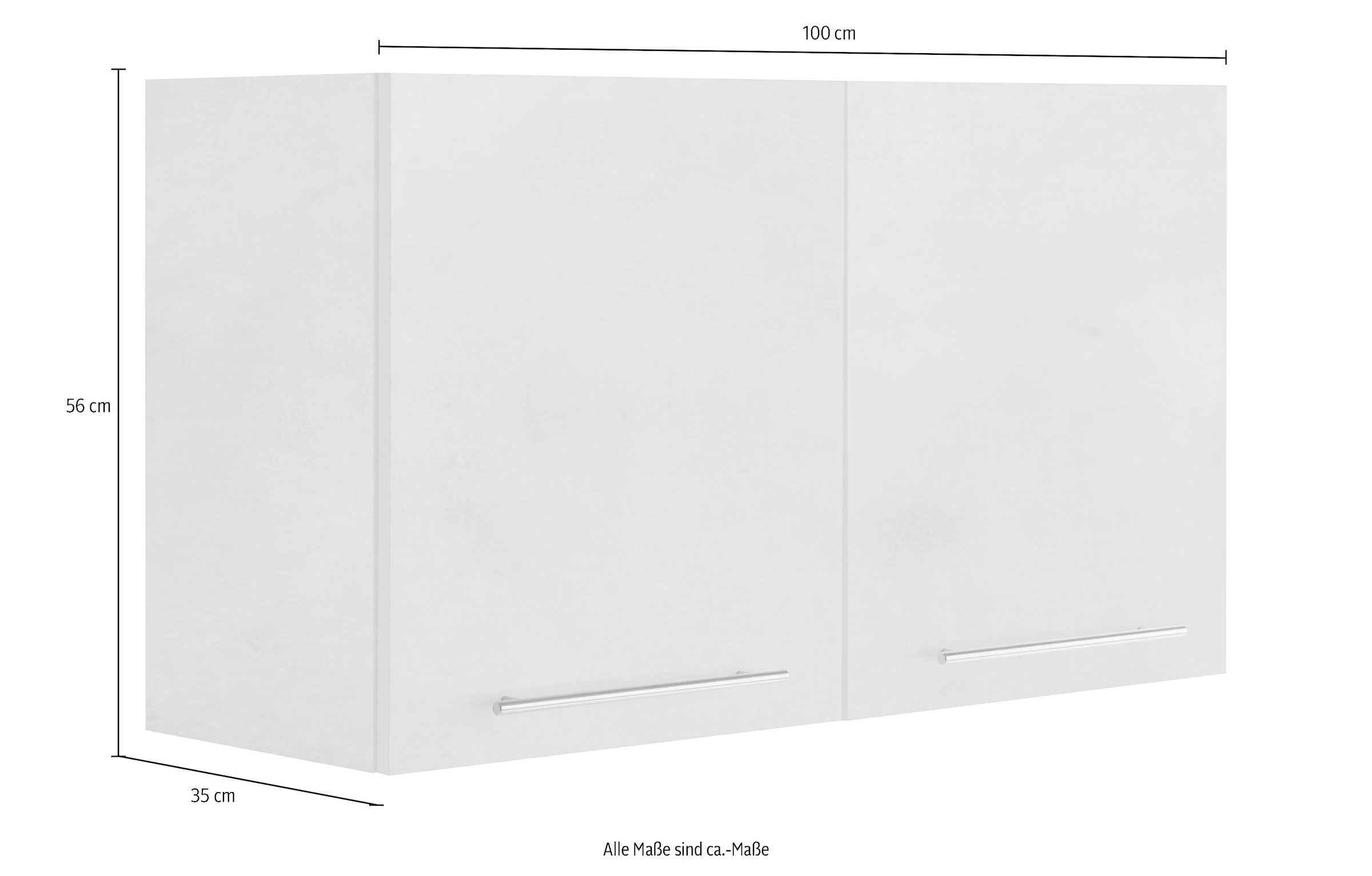 wiho Küchen Hängeschrank »Flexi2«, Breite 100 cm bequem kaufen