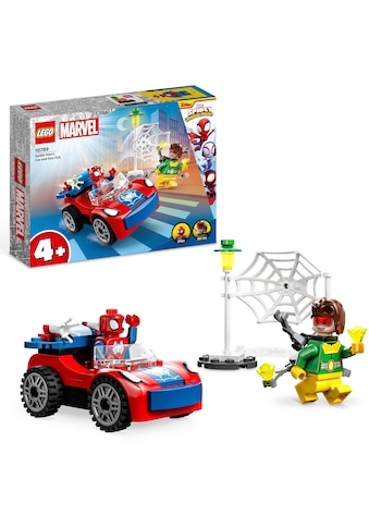 Konstruktionsspielsteine »Spider-Mans Auto und Doc Ock (10789), LEGO® Marvel«, (48 St.)