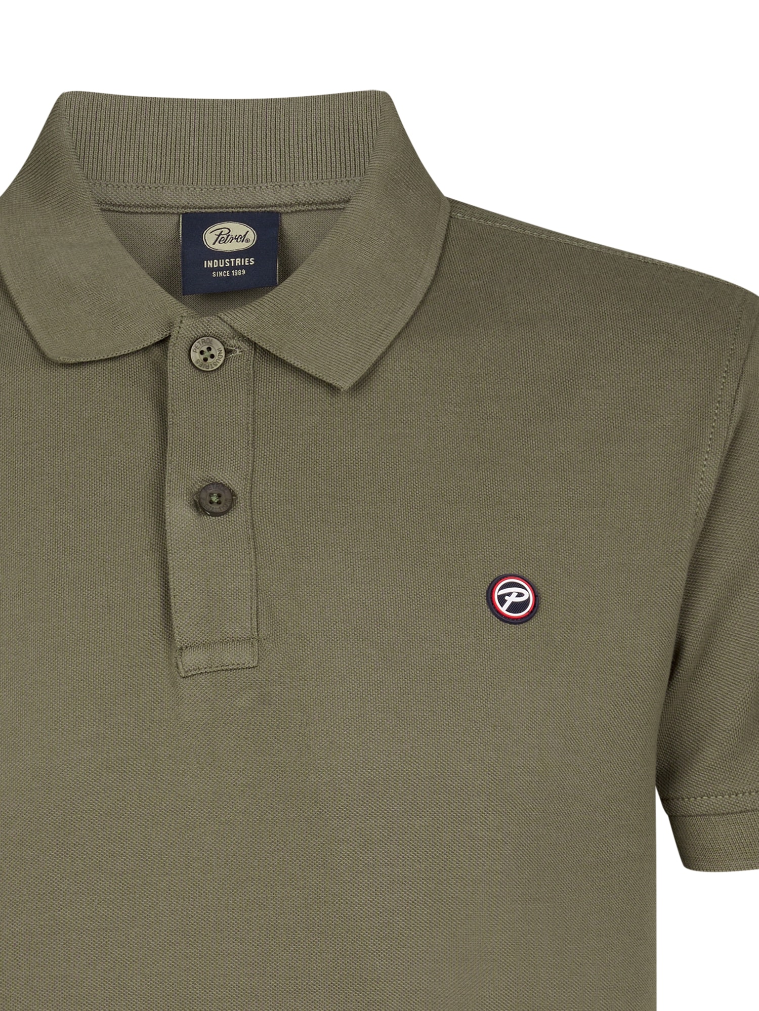 Petrol Industries Poloshirt mit Logo Stickerei