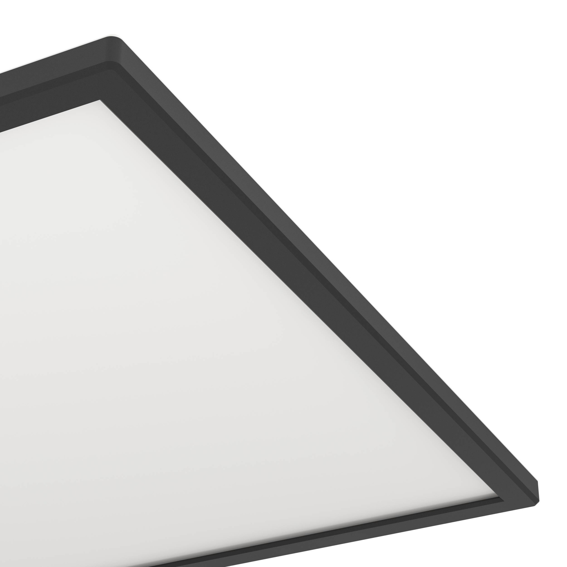 EGLO Deckenleuchte »Rovito-R Deckenlampe, Deckenbeleuchtung, Badlampe, Kunststoff, IP44« LED-Modul 1 Stk. Kaltweiß | Neutralweiß | Warmweiß Wand-/Deckenleuchte - L50 x B50 x H3,2 cm - schwarz - 17W inkl.