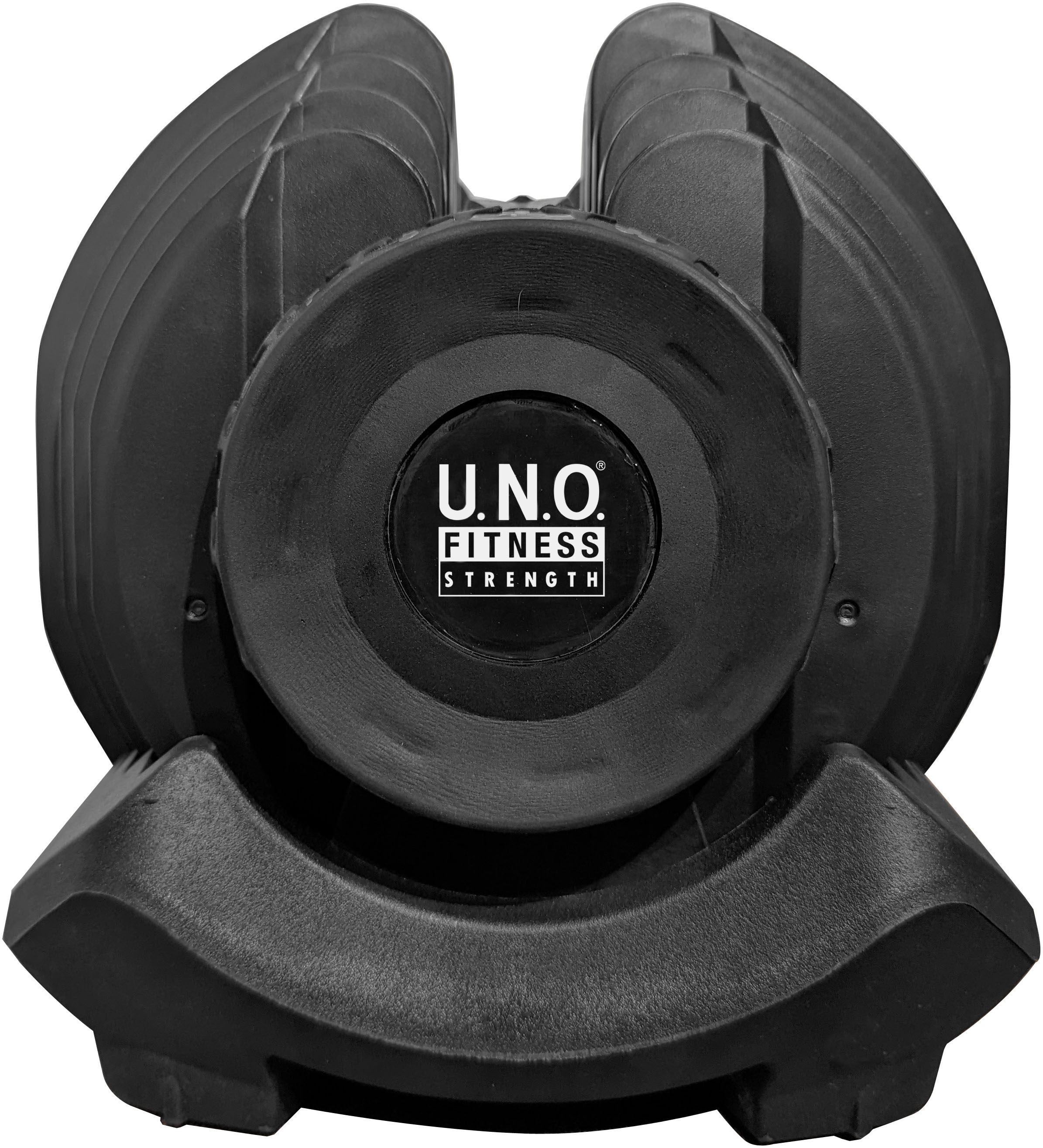 U.N.O. FITNESS Hantel-Set »DB 40 verstellbare Hantel«, (Packung, 1x DB 40 = eine Hantel + Ablage-Für Hantelset 2 stk. benötigt.), Schnellverstellung des Gewichts