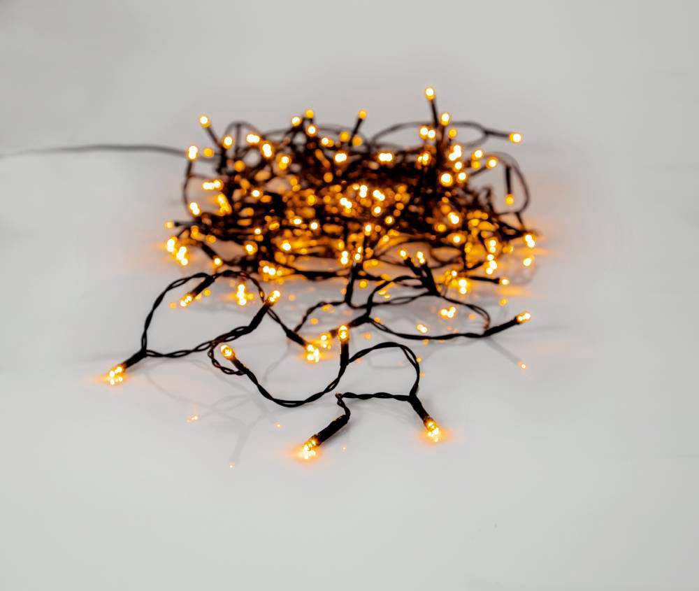auf 80 WARM »GOLDEN St.-flammig, LEDs mit LED-Girlande 80 kaufen Raten WHITE, Weihnachtsdeko«, EGLO warmweisen