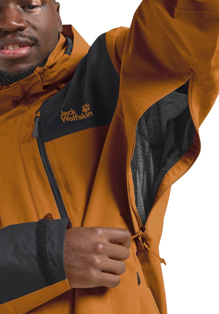 Jack Wolfskin Funktionsjacke »JASPER 2L JKT M« mit Kapuze Wasserdicht, atmungsaktiv, Übergangsjacke