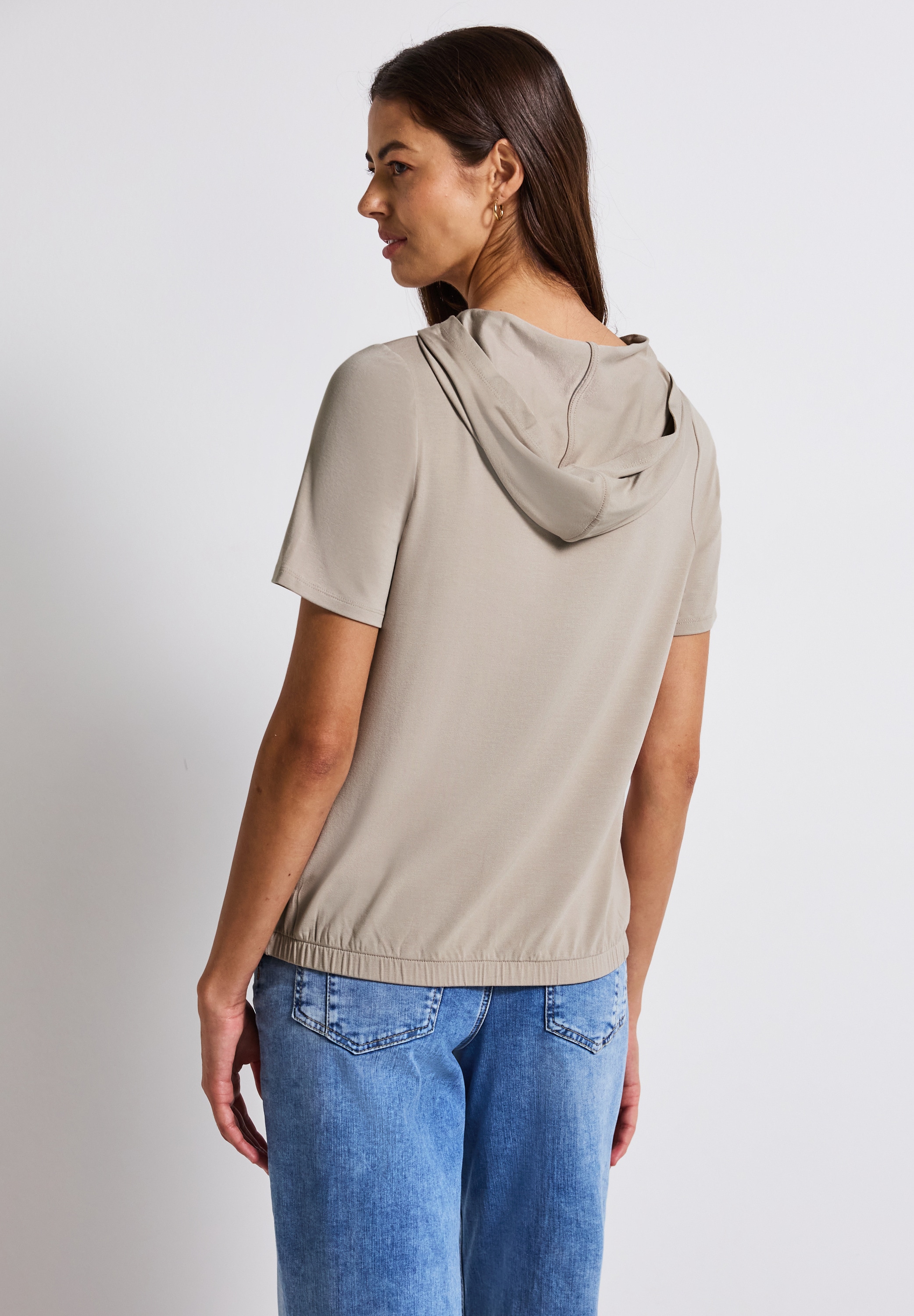 STREET ONE T-Shirt, mit Kapuze