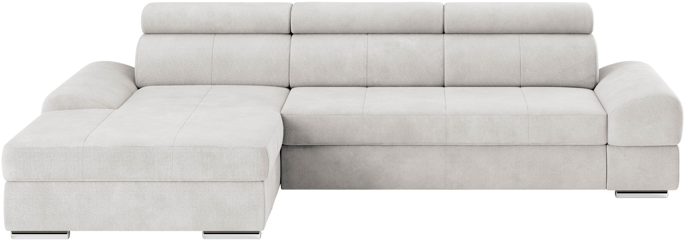 sit&more Ecksofa »Broadway L-Form«, inklusive Kopfteilverstellung, wahlweise mit Bettfunktion
