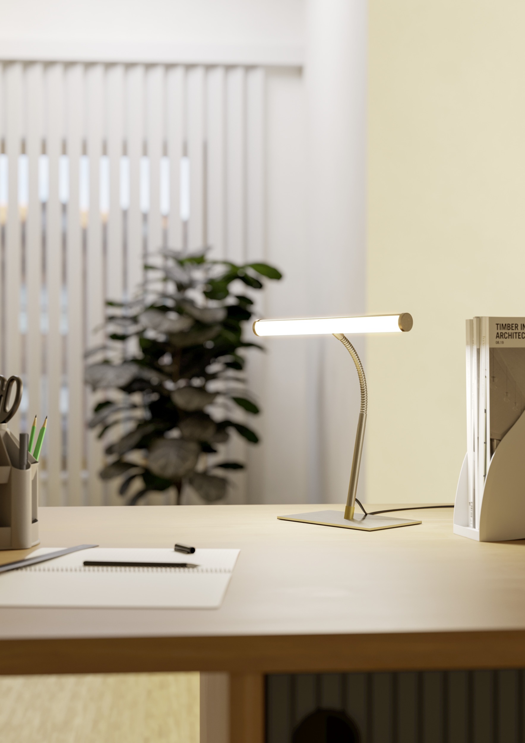 EGLO Tischleuchte »RICCIONE Tischlampe - Stahl, Alu - LED - 1X5W - IP20« LED-Modul 1 Stk. Kaltweiß | Neutralweiß | Warmweiß Nachttischlampe, Schreibtischleuchte, Leselampe, L30 x B19 x H39,5 cm