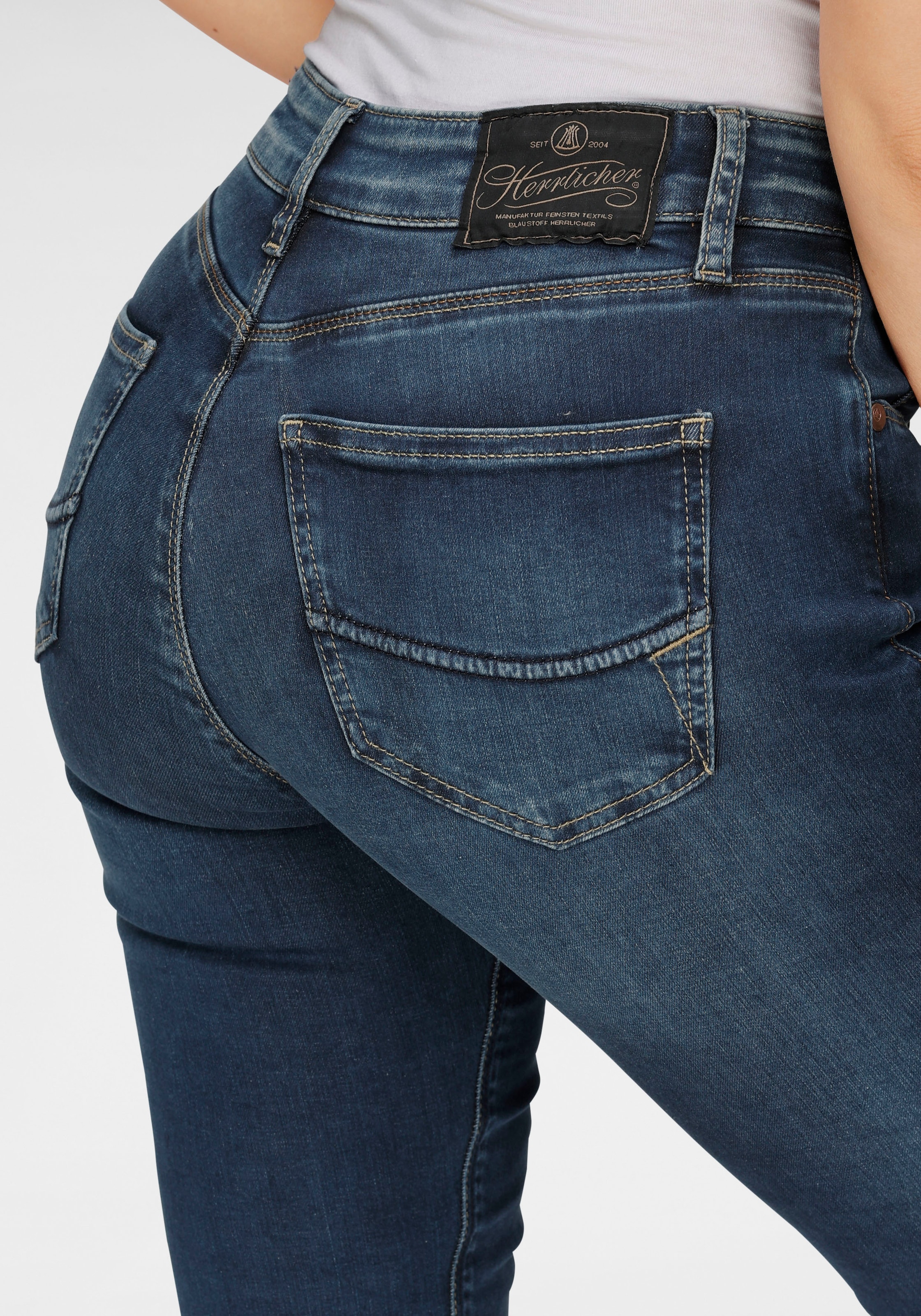 Herrlicher Slim-fit-Jeans »SUPER G SLIM«, Reused Denim Powerstretch