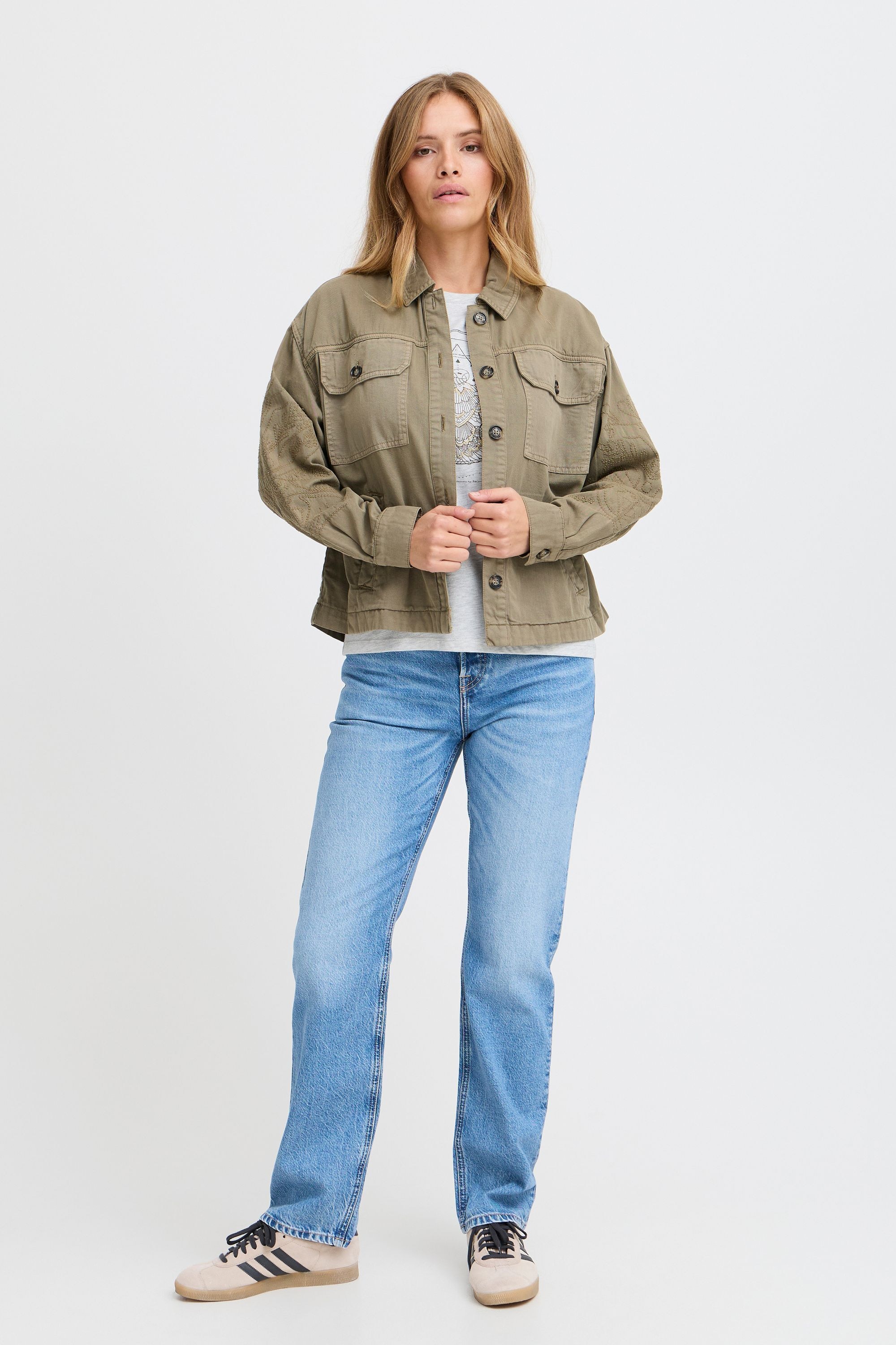 Pulz Jeans Jeansjacke »Jeansjacke PZLAINA Jacket«, ohne Kapuze