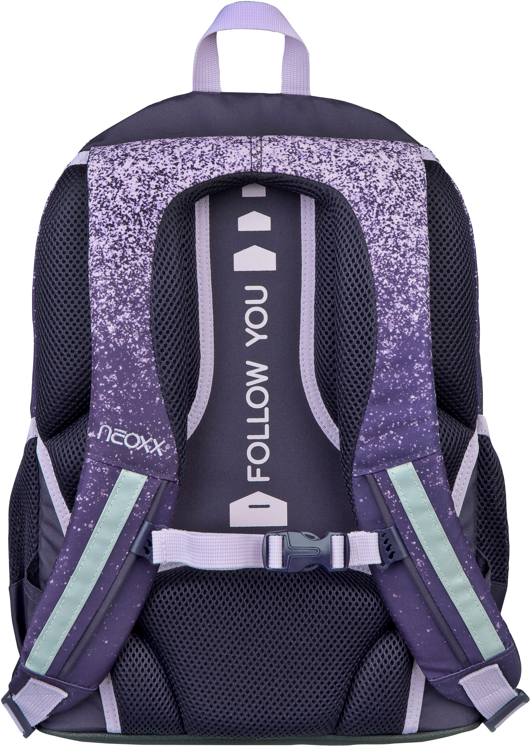 neoxx Schulrucksack »Flow, Glitterally perfect«, teilweise aus recyceltem Material