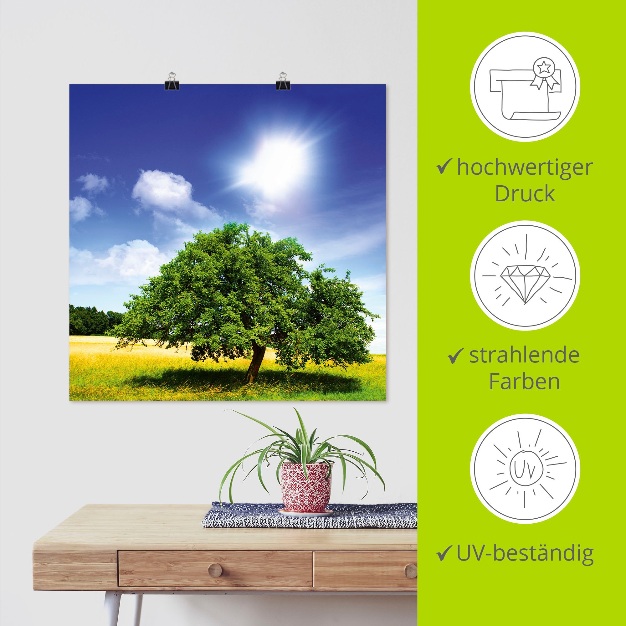 Artland Wandbild »Baum des Lebens«, Bäume, (1 St.), als Leinwandbild, Poster in verschied. Größen