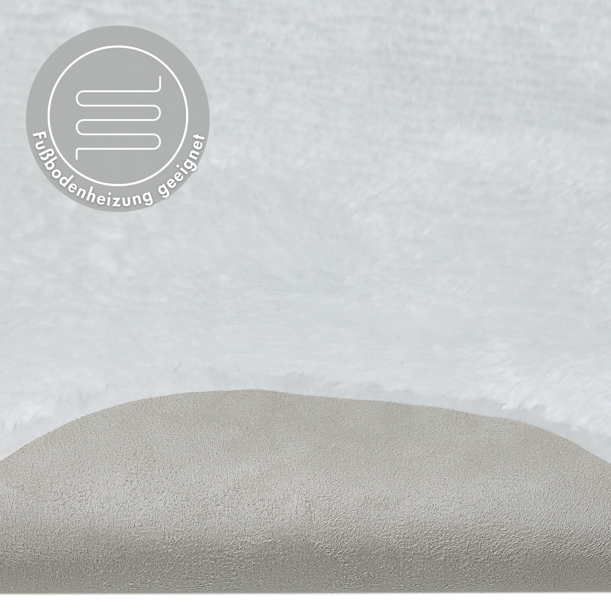 Andiamo Fellteppich »Lamm Fellimitat«, fellförmig, 20 mm Höhe, Kunstfell, besonders weich durch Microfaser, Kudenliebling