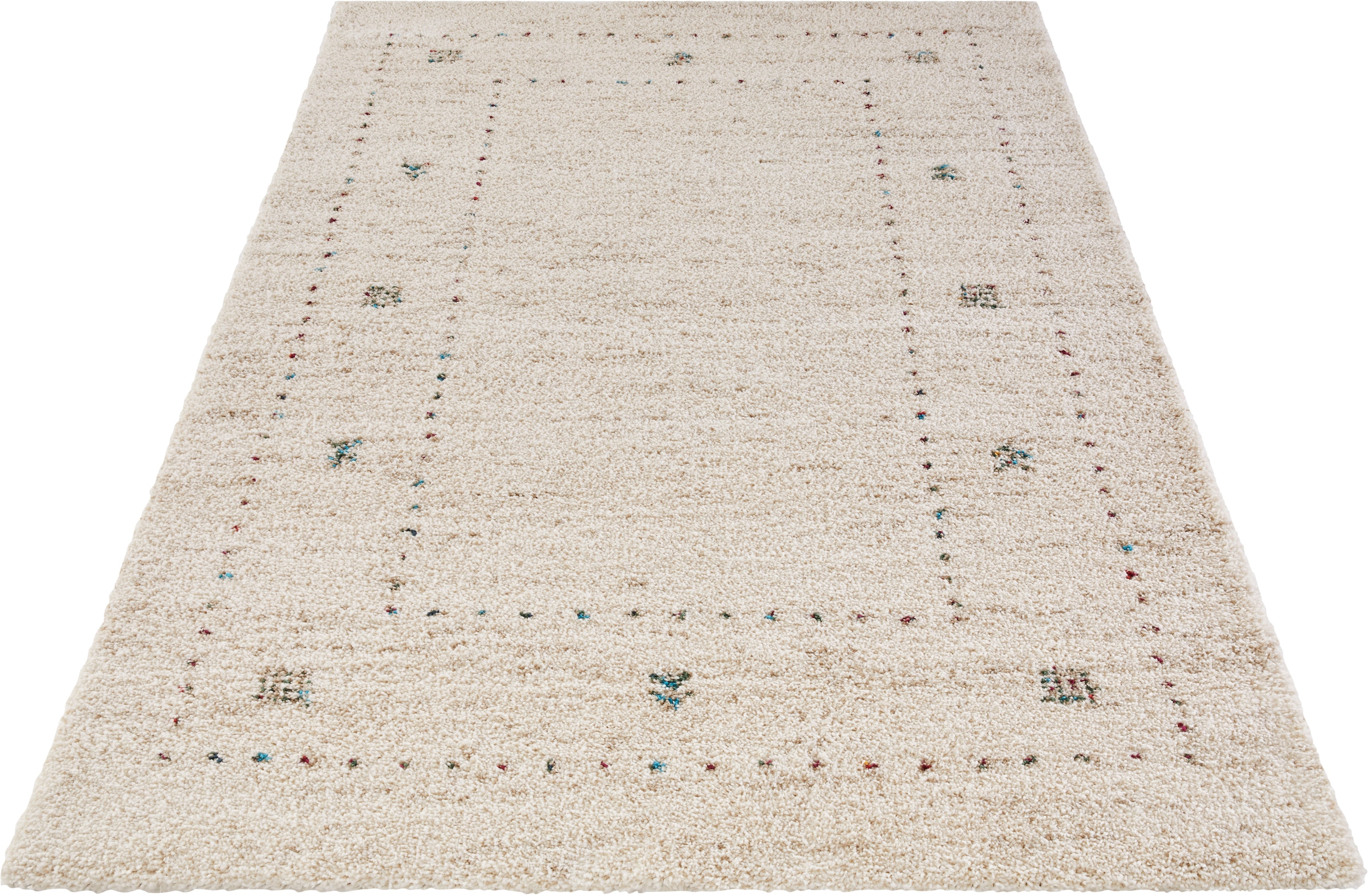 HANSE Home Hochflor-Teppich »TEO« rechteckig 30 mm Höhe Shaggy, Flokati, Weich, Boho, Wohnzimmer, Schlafzimmer, Kinderzimmer