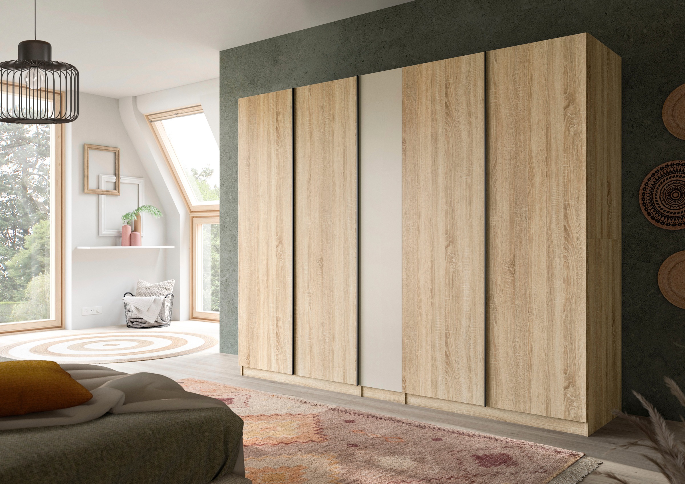 Home affaire Schubladeneinsatz »BENDINGO, TOPSELLER!, Schrankeinsatz, Schubladen« passend für Kleiderschrank: 35930037 und 70264445,  Breite 95cm, in verschiedenen Farben, 2 Schubladen, 1 Ablageboden