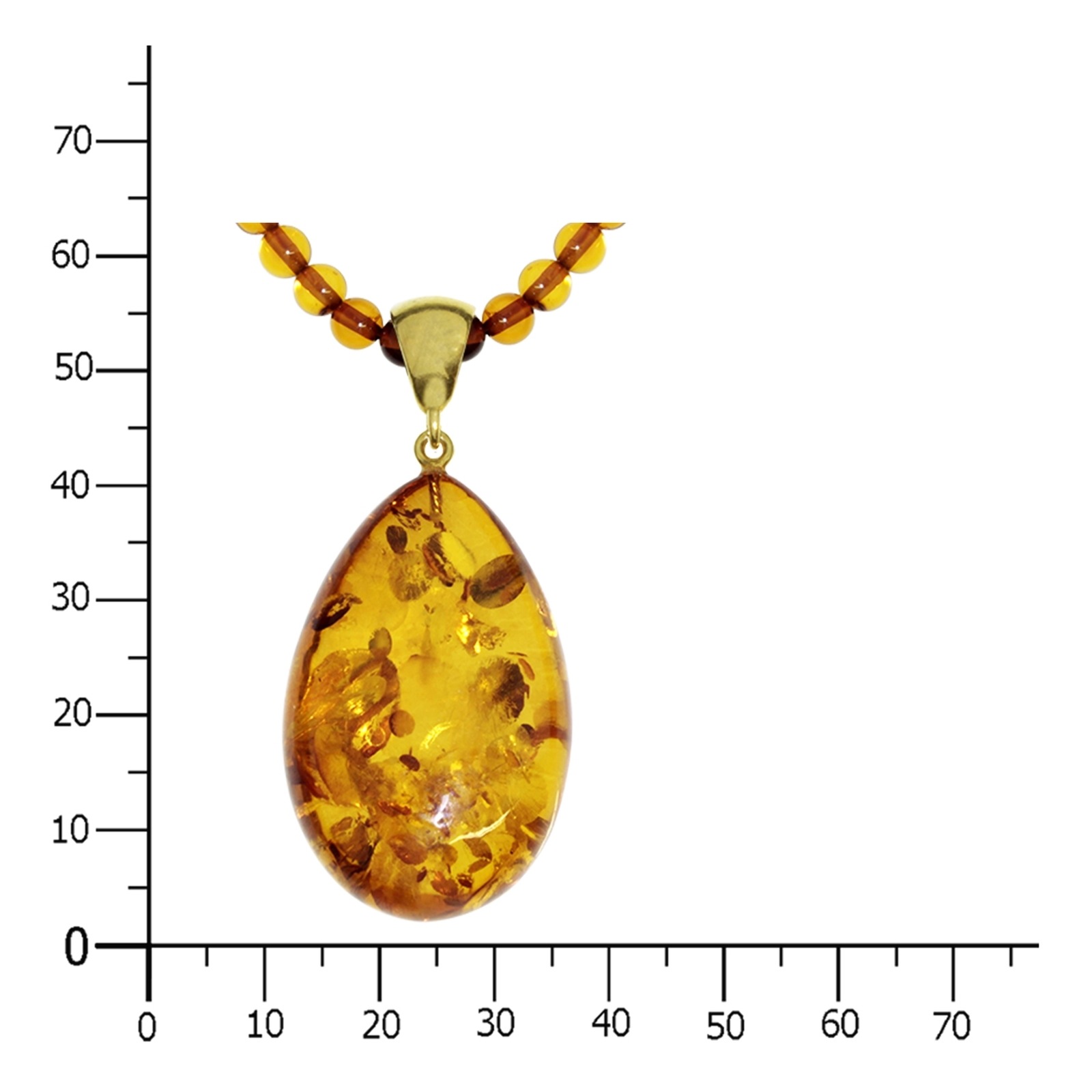 OSTSEE-SCHMUCK Kette ohne Anhänger »- Danielle - Bernstein - ,«