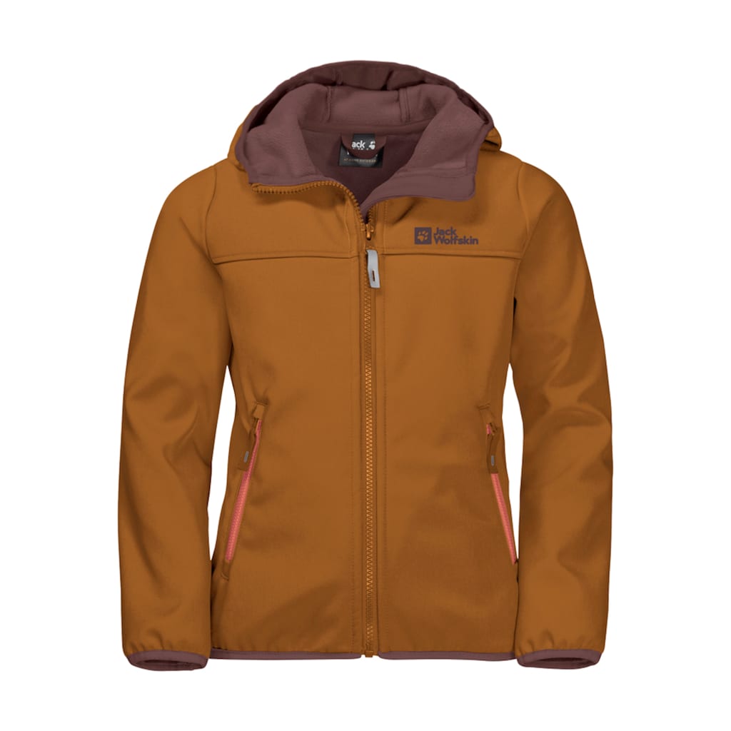 Jack Wolfskin Softshelljacke »FOURWINDS JACKET KIDS«, mit Kapuze