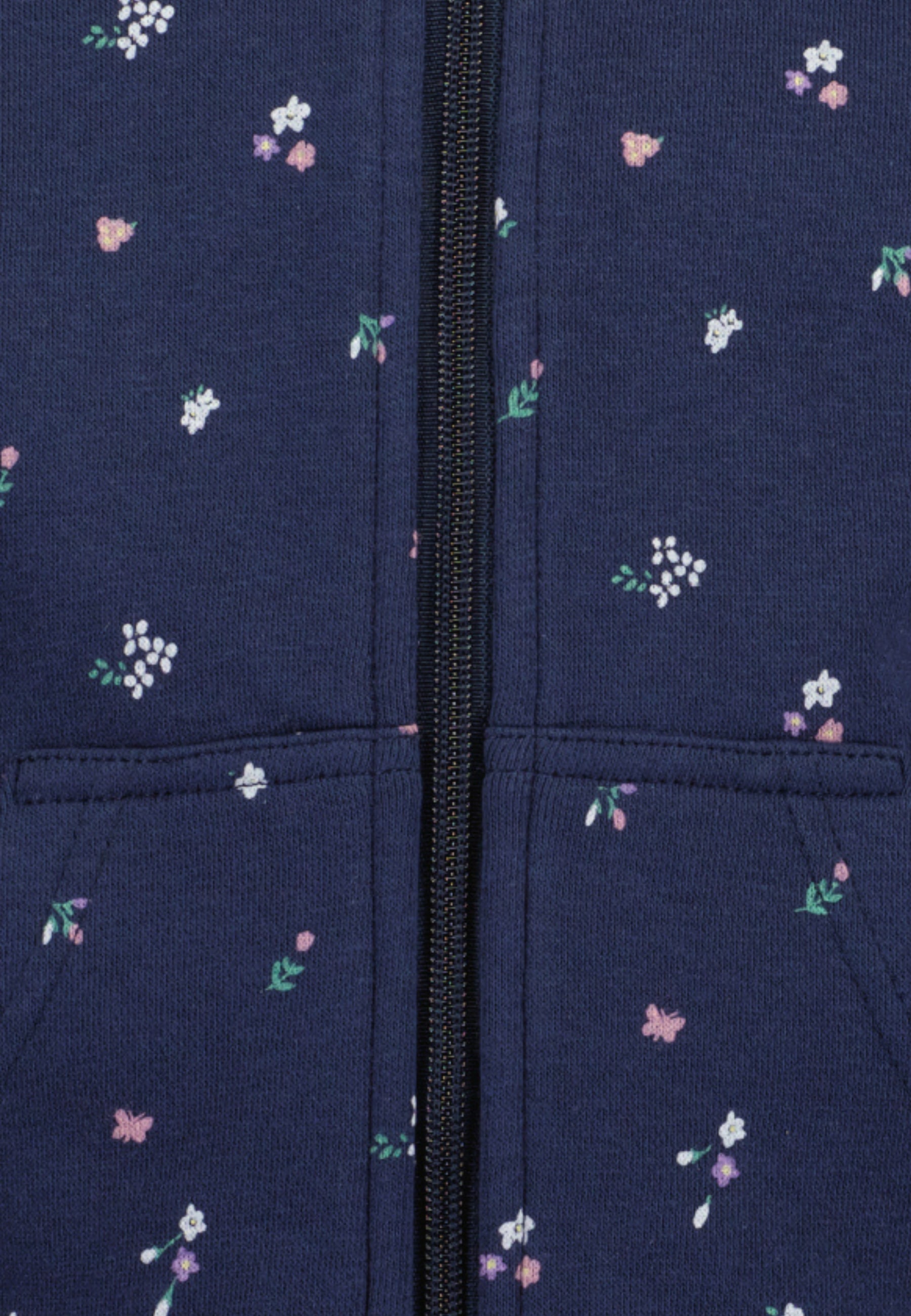 Blue Seven Kapuzensweatjacke allover bedruckt