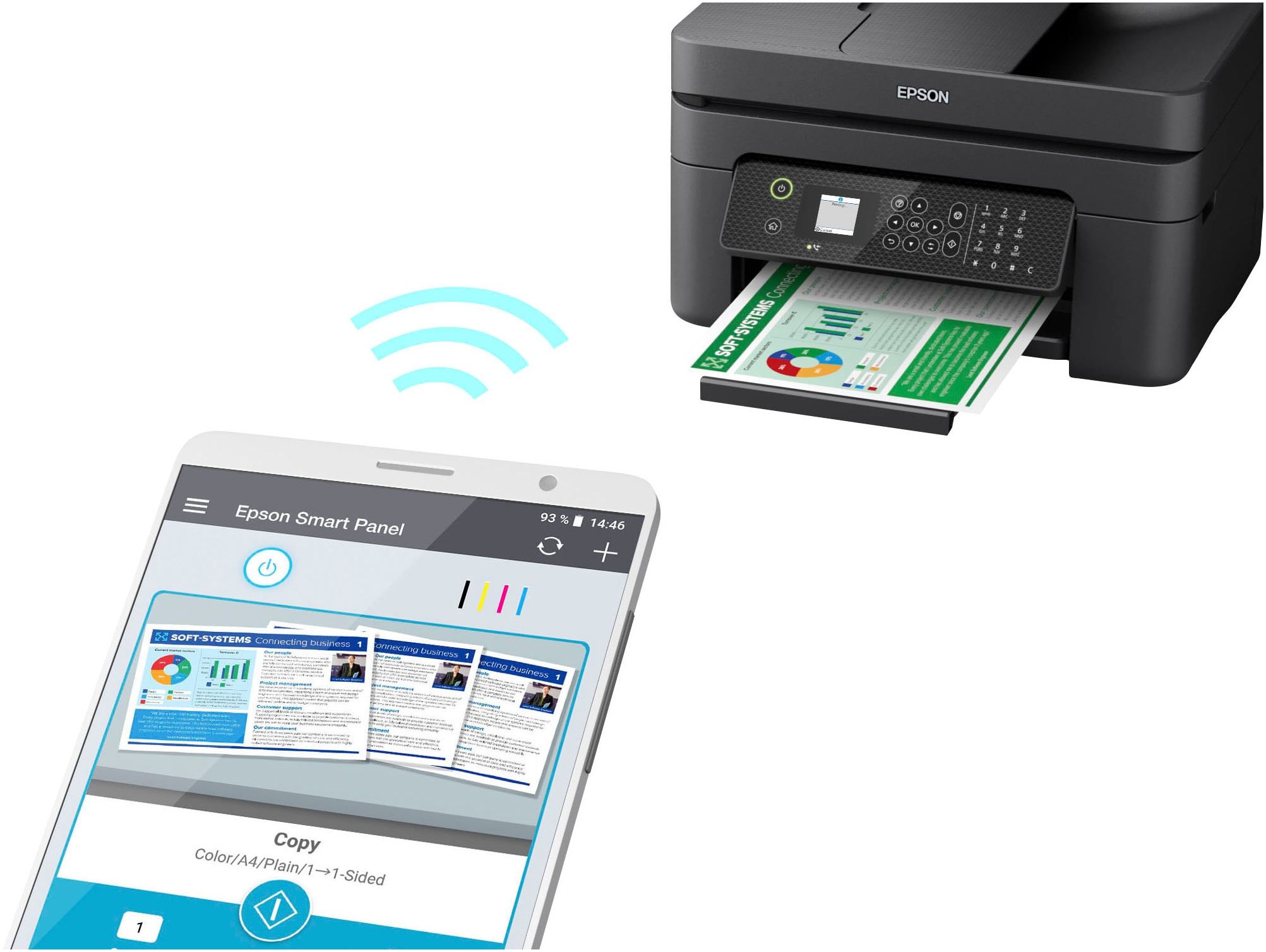 Epson Multifunktionsdrucker »WorkForce WF-2935DWF«