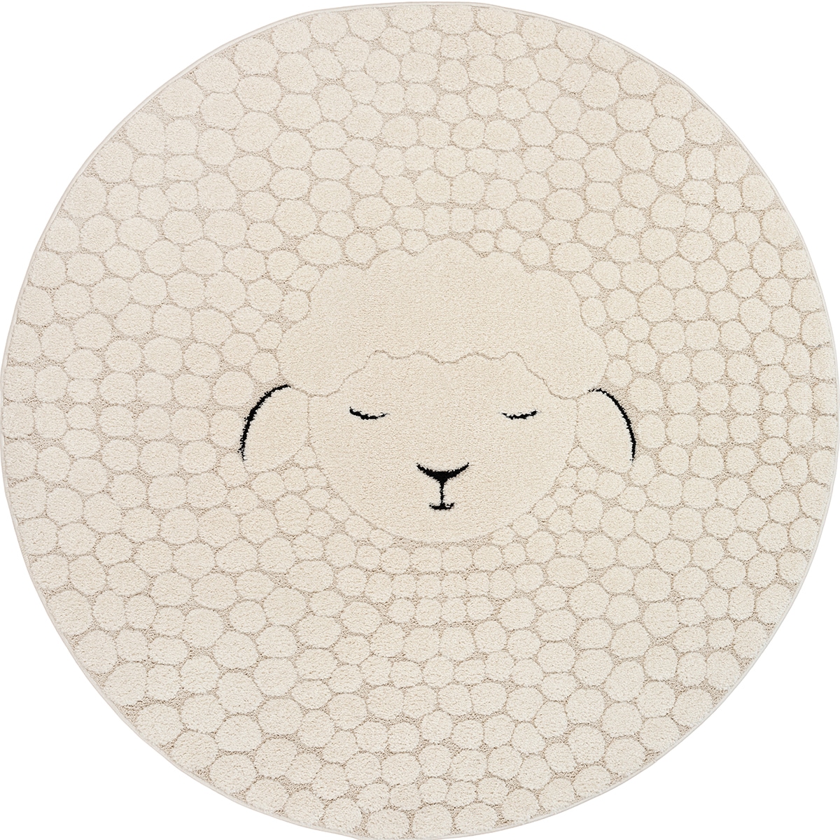 the carpet Teppich »Elisa Kids«, rund, 12 mm Höhe, Kids Kinderzimmer Teppich strapazierfähig und pflegleicht