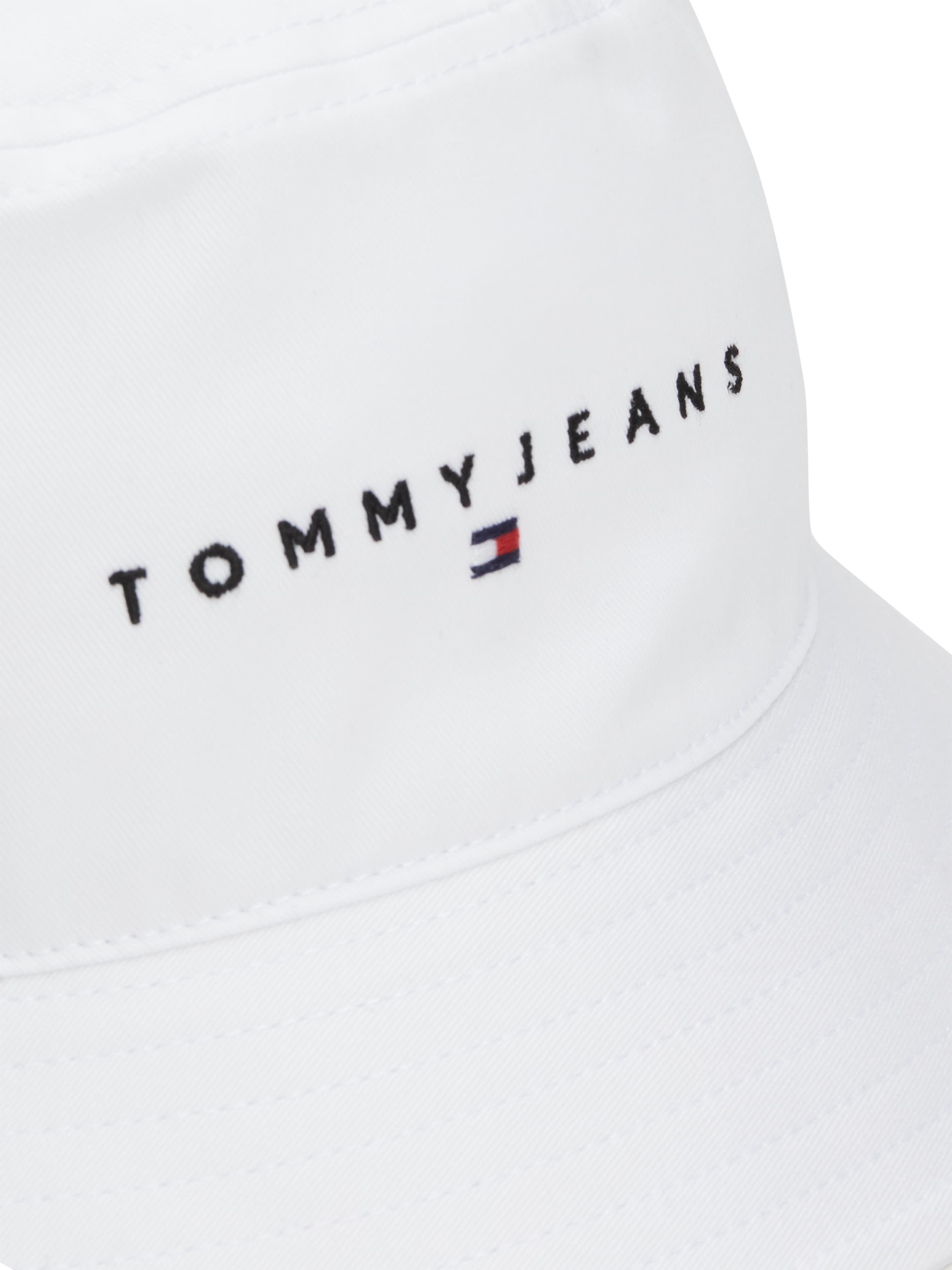 Tommy Jeans Fischerhut »TJM LINEAR LOGO BUCKET HAT«, mit gesticktem Logoschriftzug UNISEX Buckethat