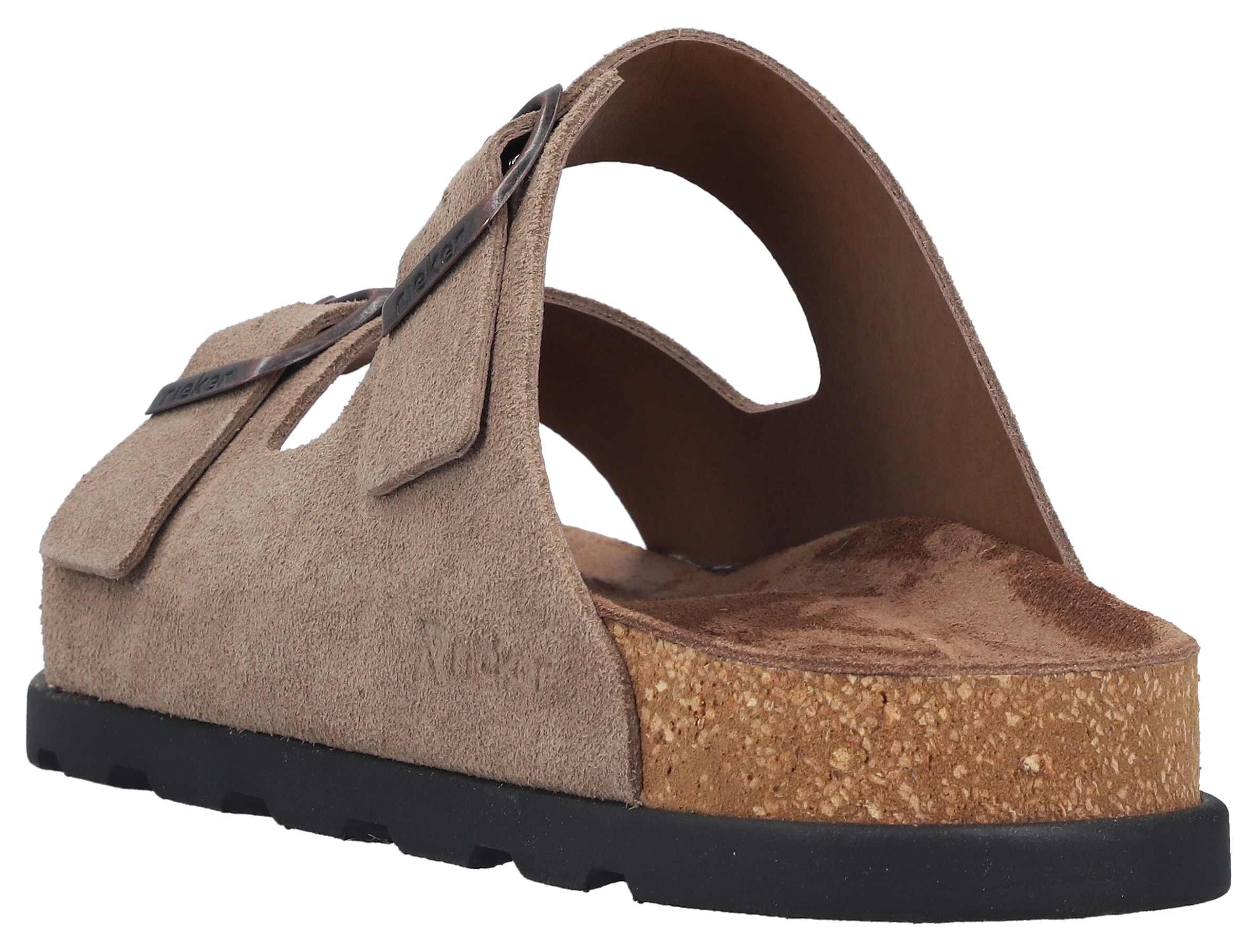 Rieker Pantolette  Sommerschuh, Strandschuh, Hausschuh mit bequemem Fußbett