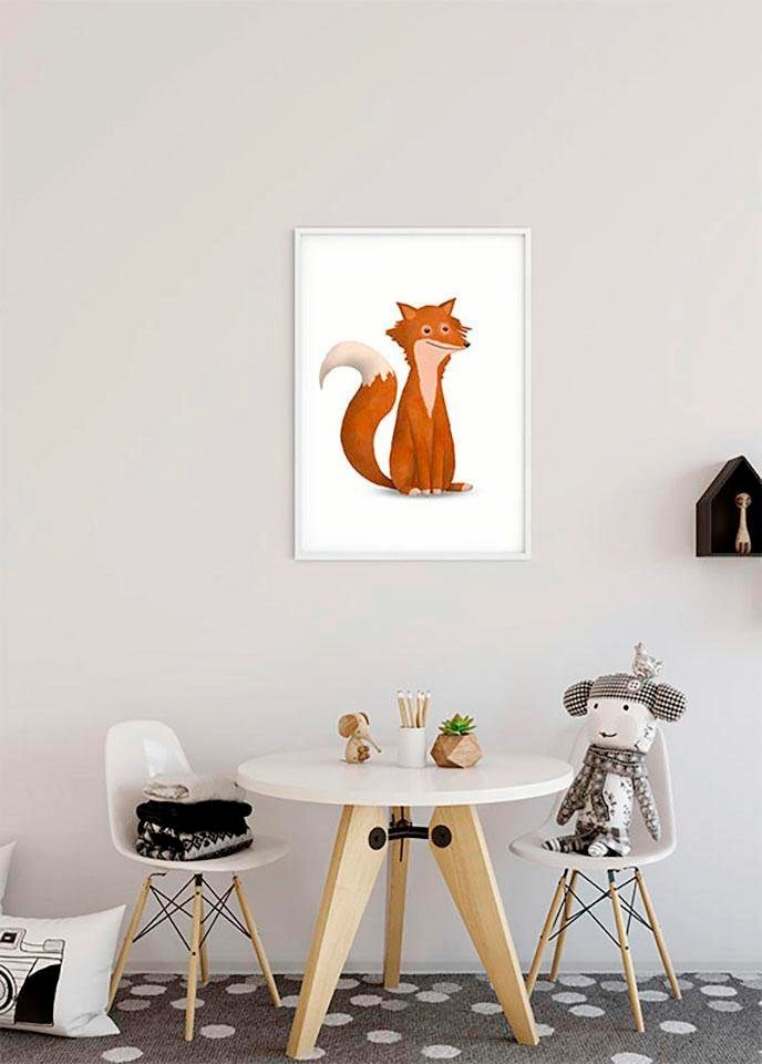 Komar Bild »Cute Animal Fox« Tiere 1 Stk. tlg. Wandbild zur Dekoration - ohne Rahmen