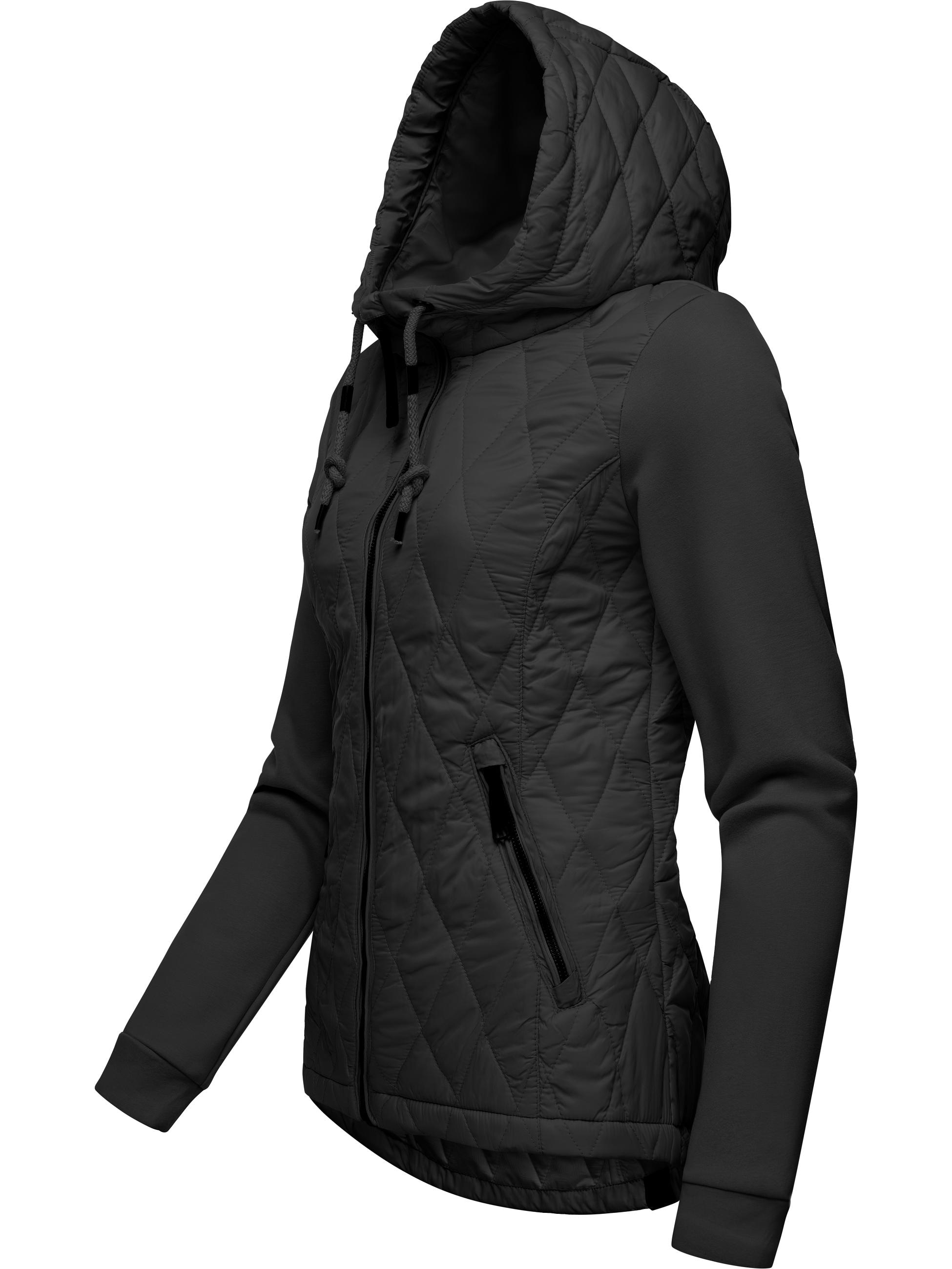 Ragwear Outdoorjacke »Outdoorjacke Lucinda«, mit Kapuze, Steppjacke aus modernem Materialmix mit Kapuze