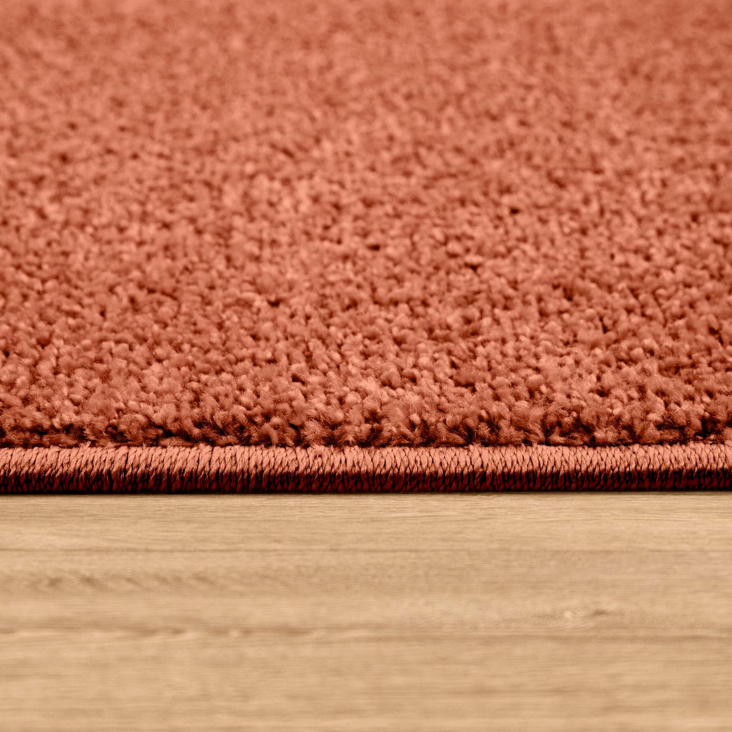 Paco Home Teppich »Porto 890« rechteckig 13 mm Höhe Kurzflor, Uni-Farben, ideal im Wohnzimmer & Schlafzimmer