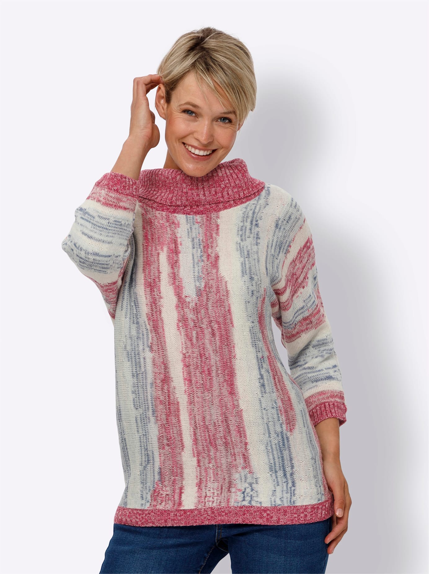 Classic Basics Rollkragenpullover »3/4-Arm-Pullover«