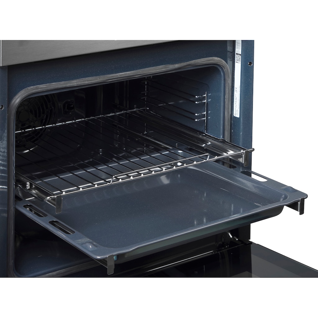 BAUKNECHT Backofen-Set »BAKO ISLAND«, BAR2 KH8V2 IN, mit 2-fach-Teleskopauszug, Hydrolyse