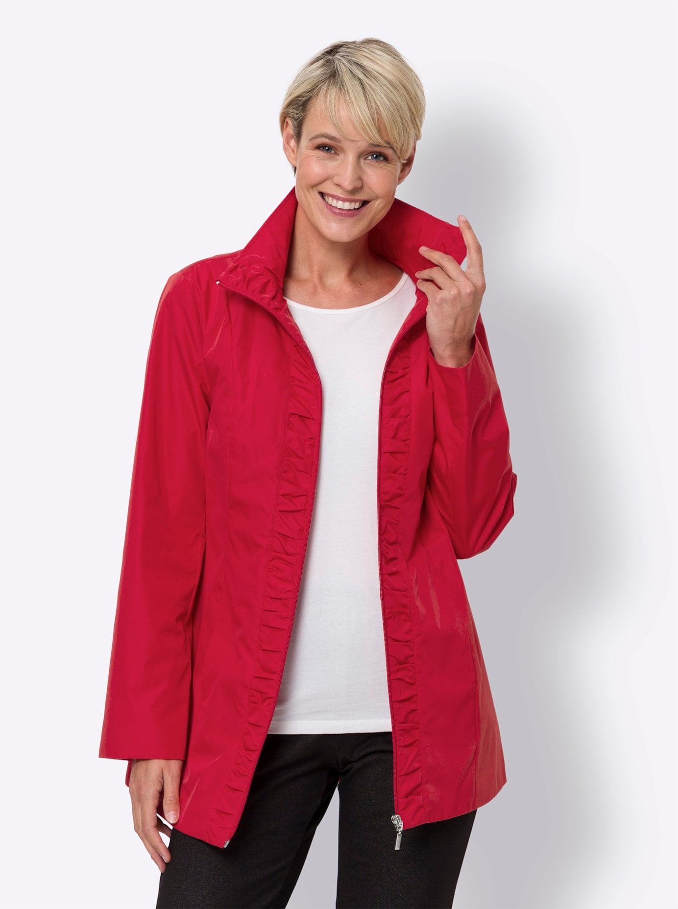 Classic Basics Langjacke ohne Kapuze
