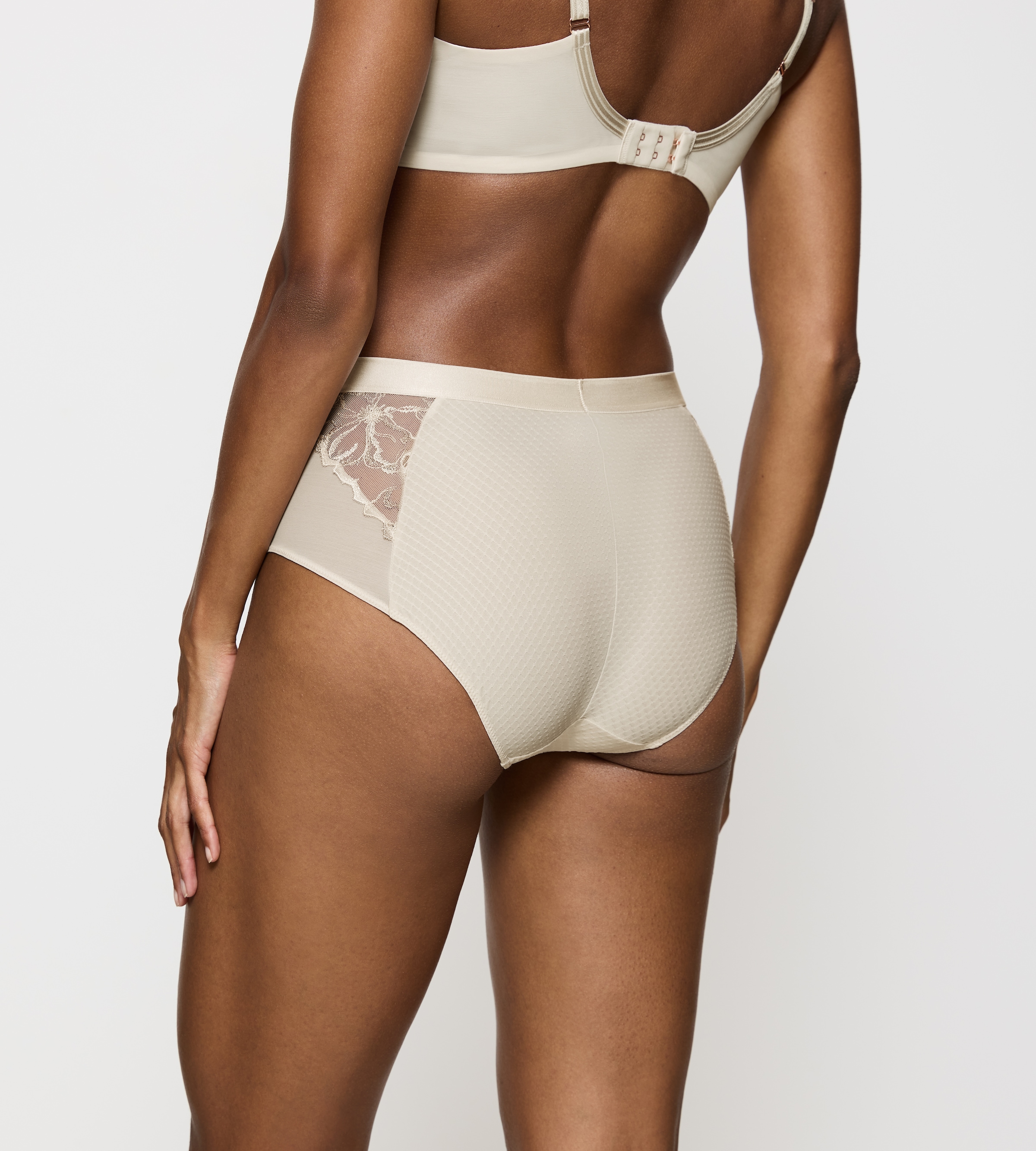 Triumph Maxislip »Wild Azalea Florale« Spitze, hochgeschnitten, Satin-Einfassung, elastisch