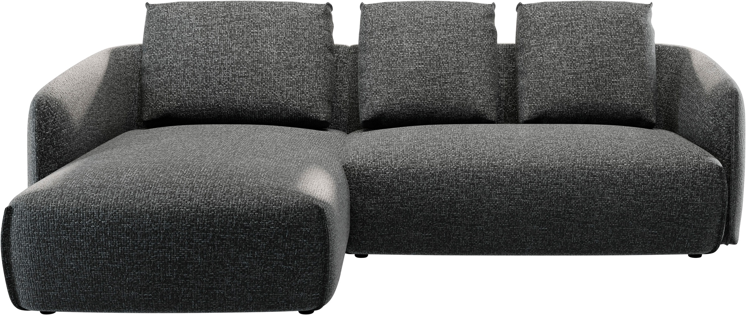 Guido Maria Kretschmer Home&Living Ecksofa »Shawn Designsofa mit elegant geschwungen Armlehnen, L-Form«, bequem, organischer Form, mit hochwertigem Bezug