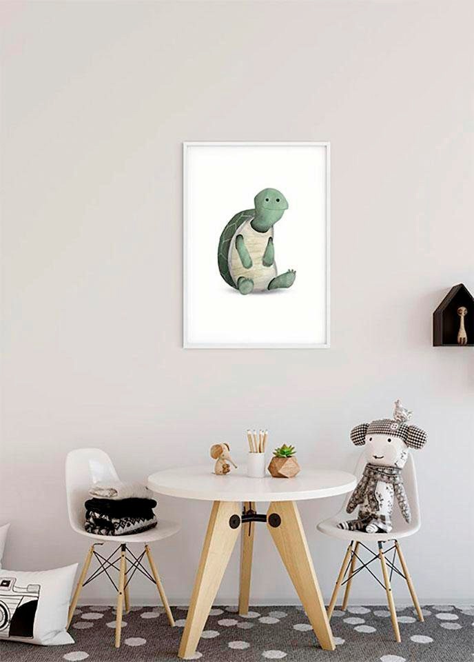 Komar Bild »Cute Animal Turtle«, Schildkröten, (1 St.), Wandbild zur Dekoration - ohne Rahmen