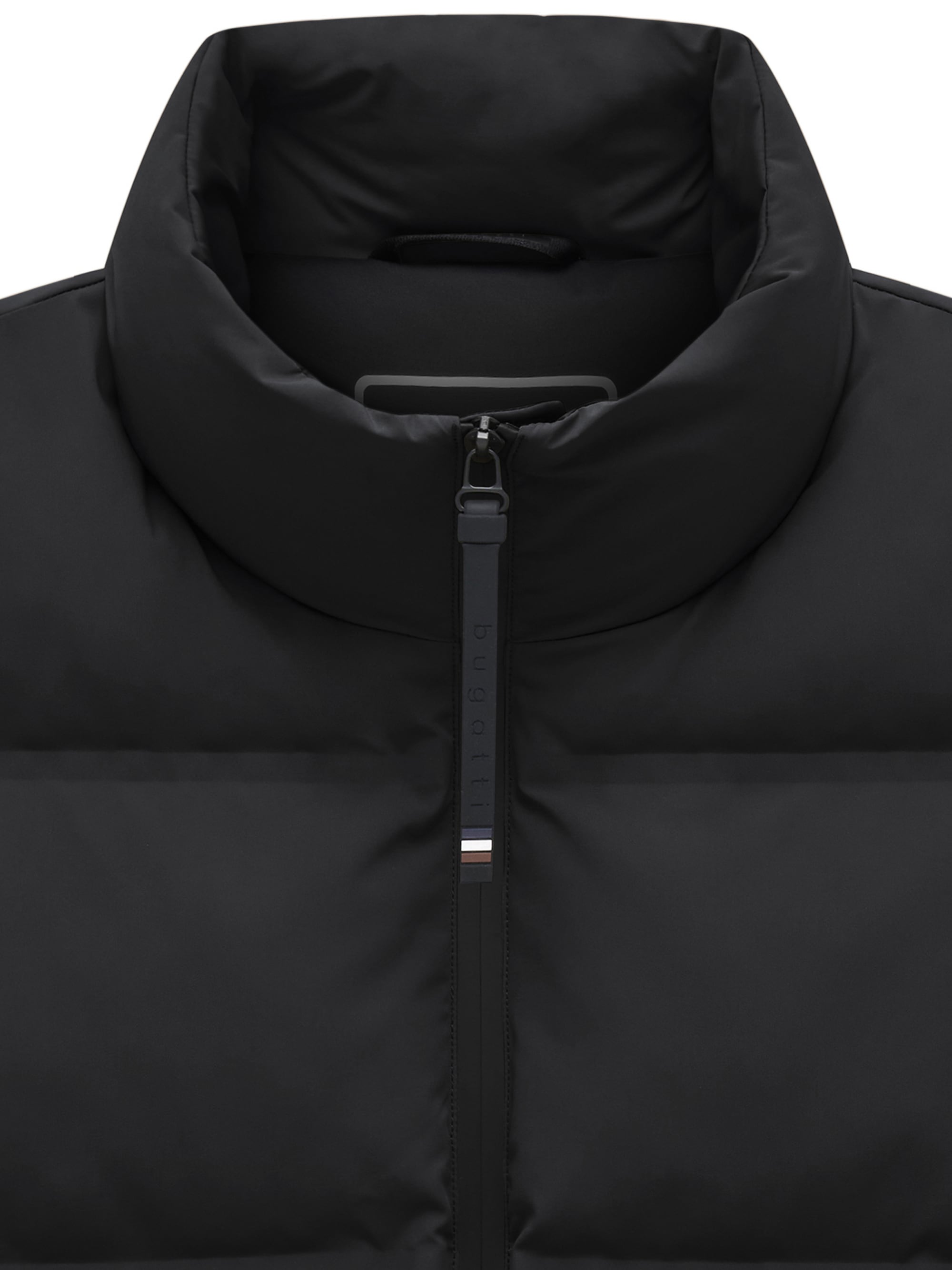 bugatti Strickweste »Regular Fit« Regular Fit Stretch Steppweste Stehkragen