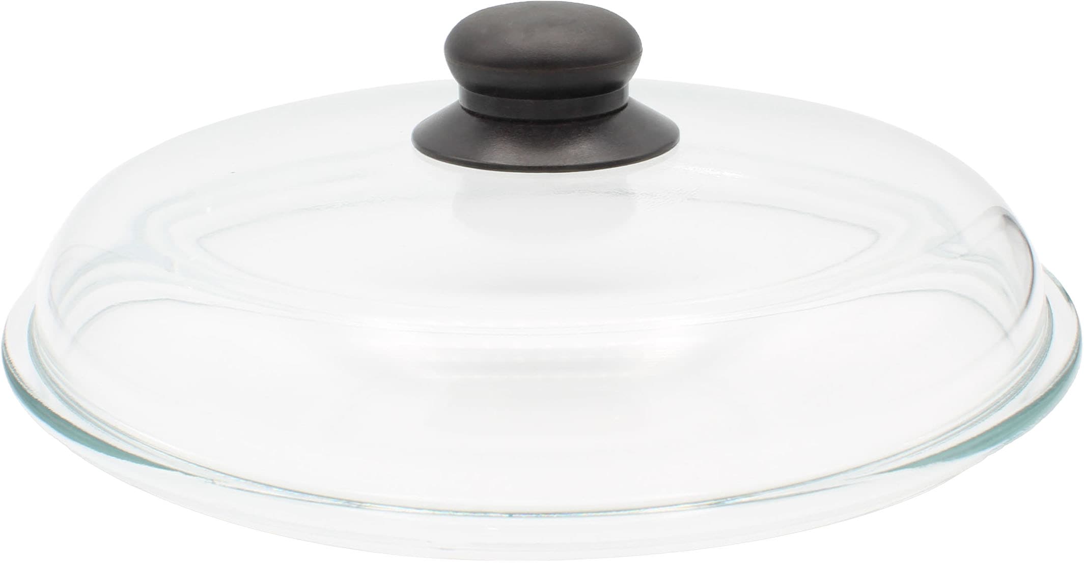 Krüger Deckel »Glasdeckel Brilliant mit Kunststoffknopf« hitzebeständig bis 160°C und spülmaschinengeeignet