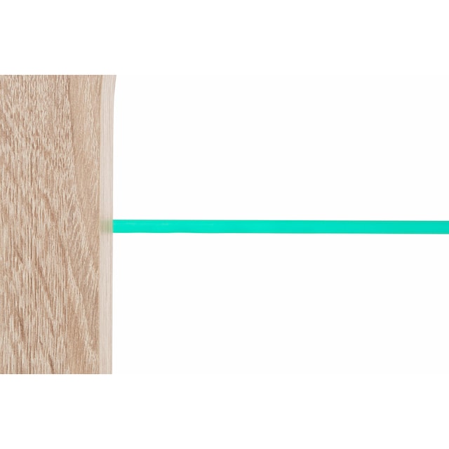 PRO Line Couchtisch, aus Holz, mit Rollen, Ablageboden Glas mit LED  Beleuchtung auf Rechnung kaufen