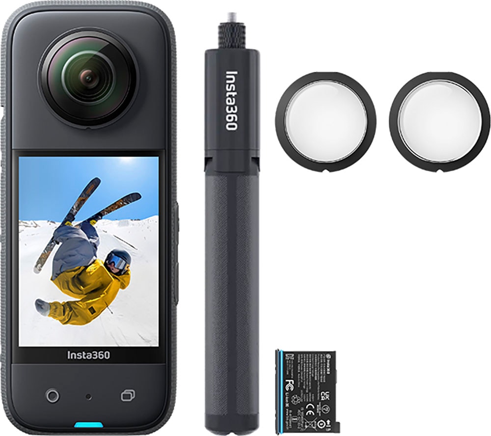 Insta360 Camcorder »X3 All-Purpose Kit«, 5,7K, Bluetooth-WLAN (Wi-Fi) ➥ 3  Jahre XXL Garantie | UNIVERSAL
