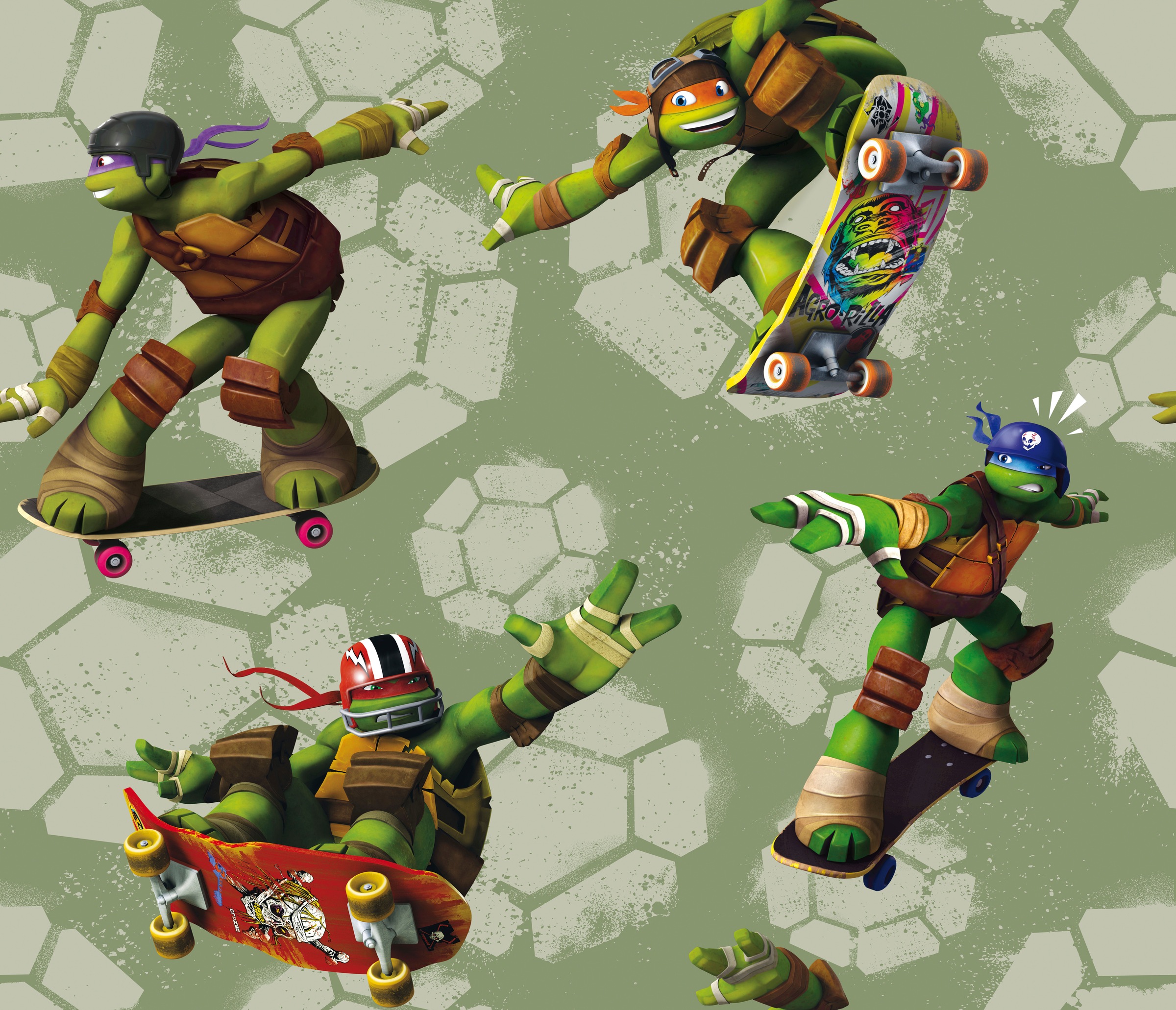 Wirth Vorhang »Turtles«, (1 St.), Nickelodeon