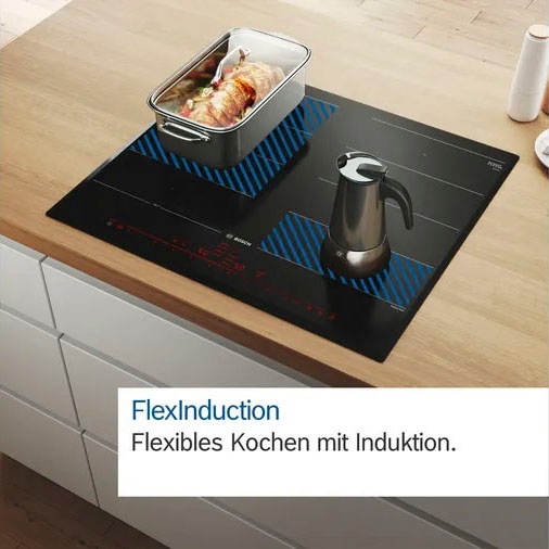 BOSCH Induktions Herd-Set »HEH579CS6«, mit Backwagen, Pyrolyse-Selbstreinigung