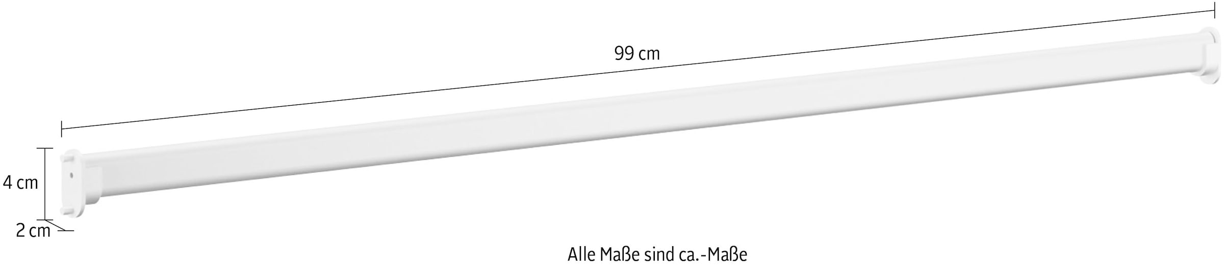 Gami Kleiderstange »Enzo« 1 Stk. tlg. Für Schrank B200 geeignet