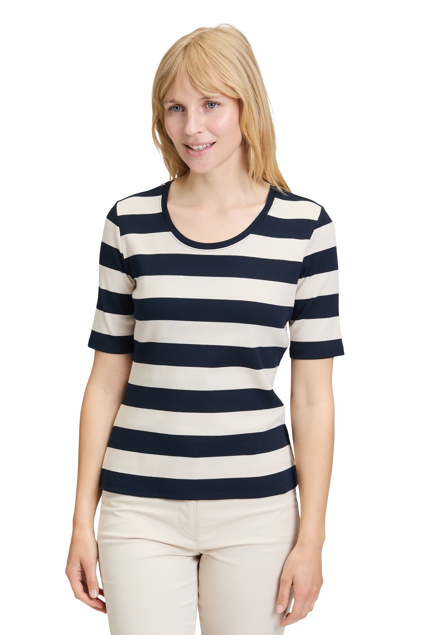 Betty Barclay Langarmshirt »Basic Shirt mit Rippenstruktur«