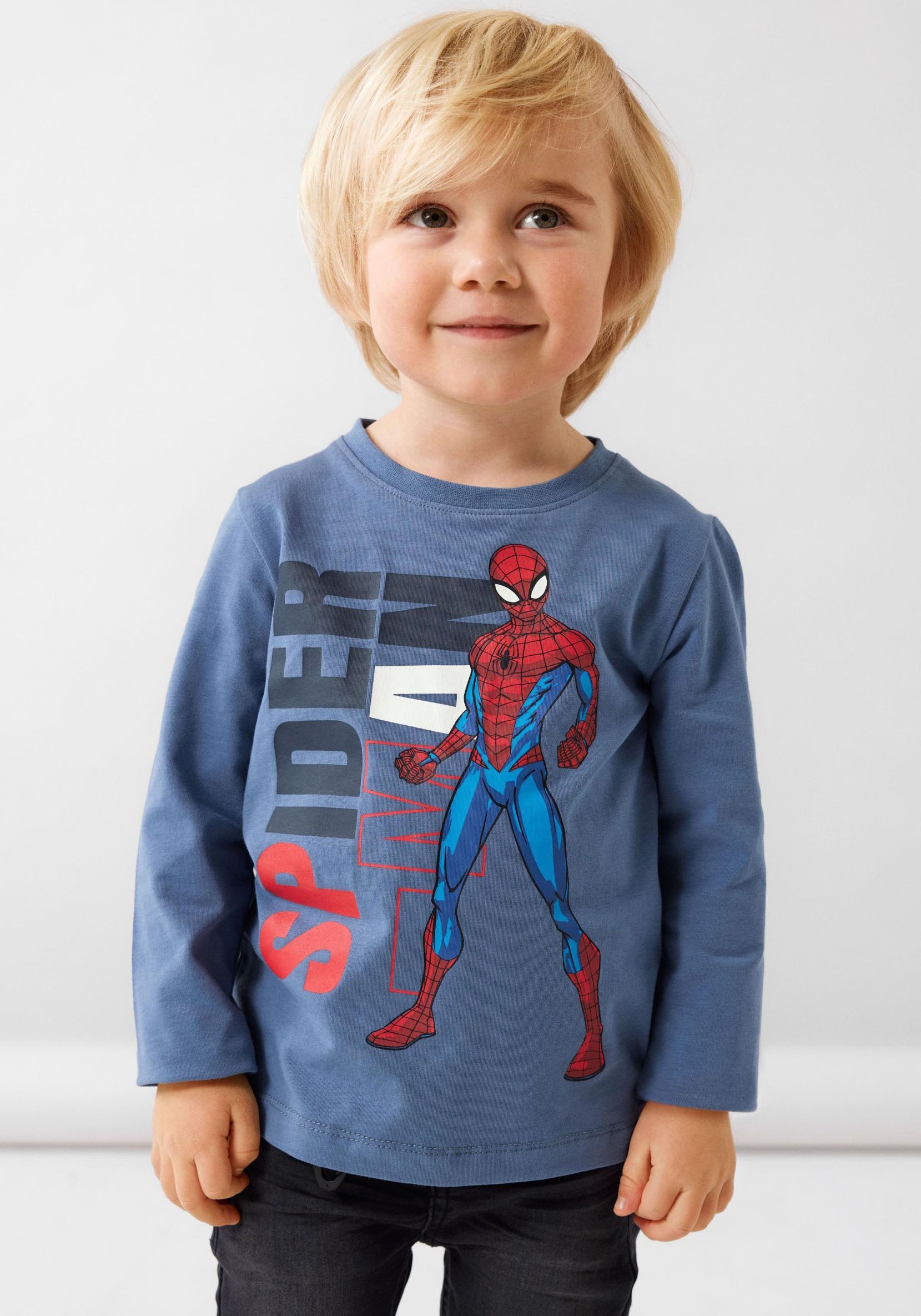 Langarmshirt »NMMJANY SPIDERMAN LS TOP NOOS MAR«, mit Spiderman Druck