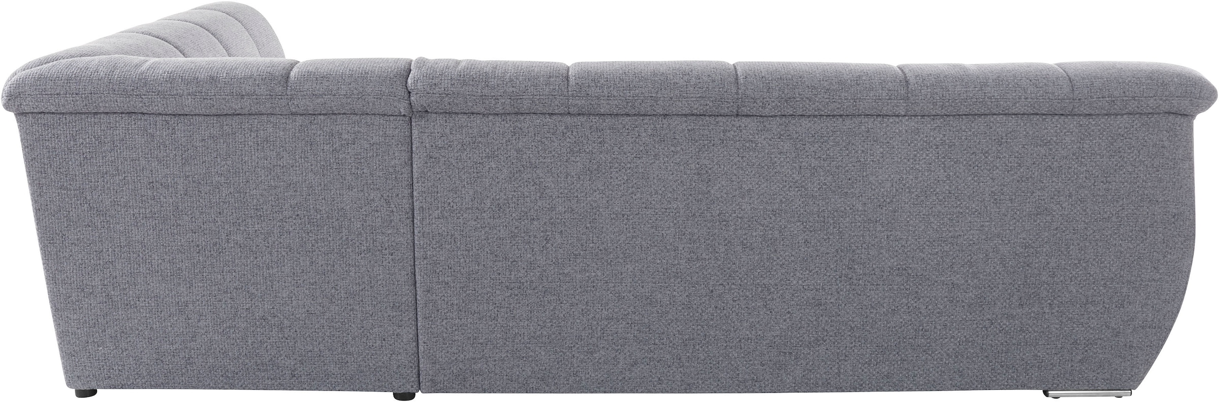 DOMO collection Ecksofa »Lagoa L-Form«, wahlweise mit Bettfunktion, frei im Raum stellbar, große Farbvielfalt