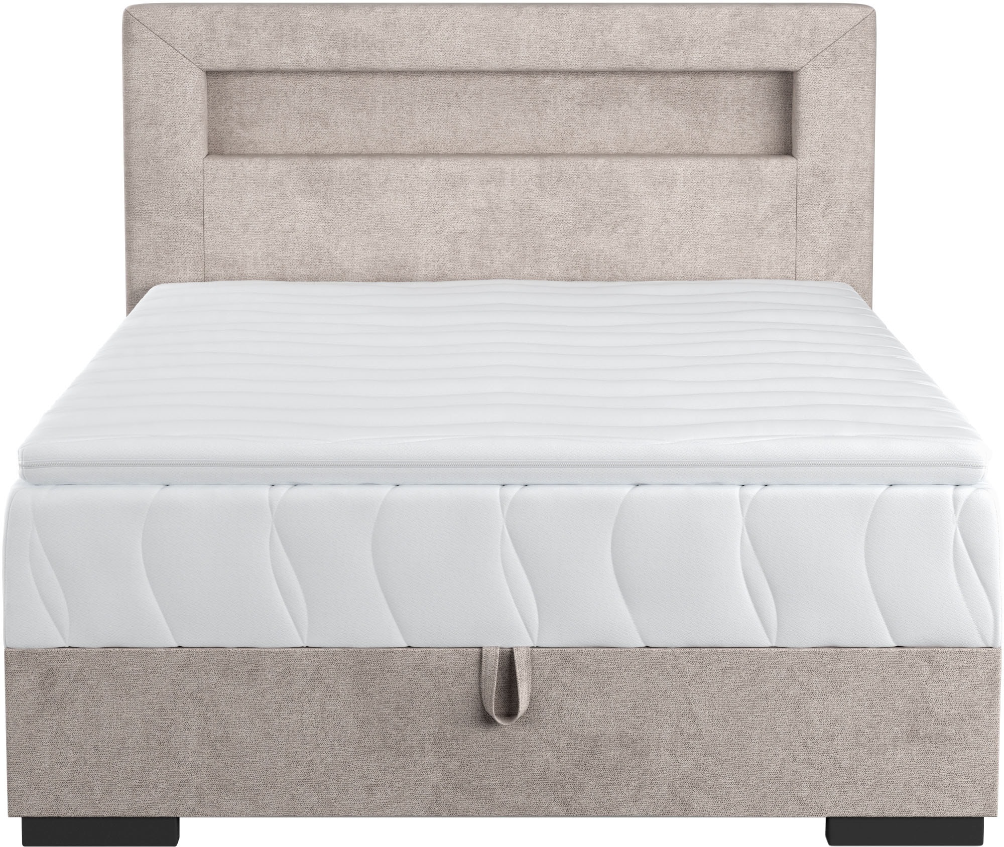 COTTA Boxbett »Kelly«, Bequemes Boxspringbett mit LED-Licht