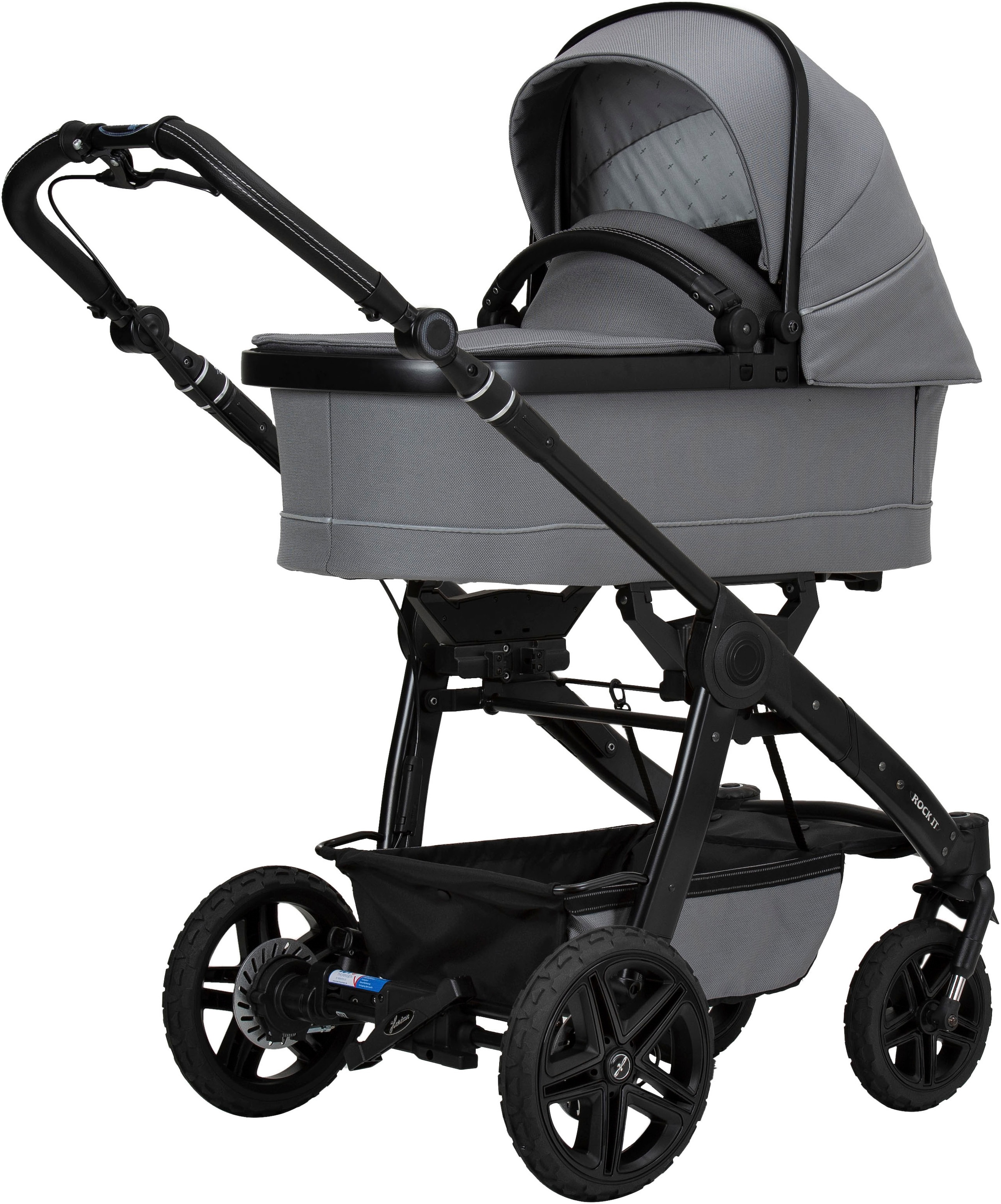 Hartan Kombi-Kinderwagen »Rock it Outdoor, mit Handbremse«, Lieferung ohne Adapter; Made in Germany