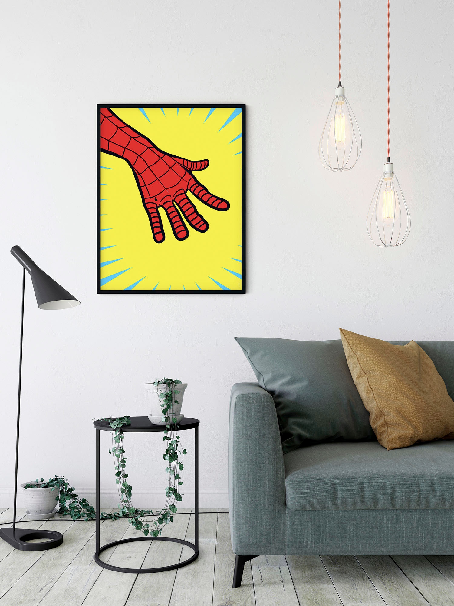 Komar Bild »Marvel PowerUp Spider-Man Hand« Disney 1 Stk. tlg. Wandbild zur Dekoration im Kinderzimmer - ohne Rahmen