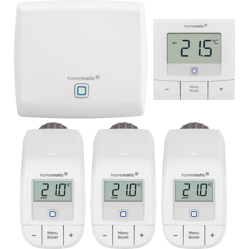 Homematic IP Smart-Home Starter-Set »Heizen Basic L (5-tlg)«